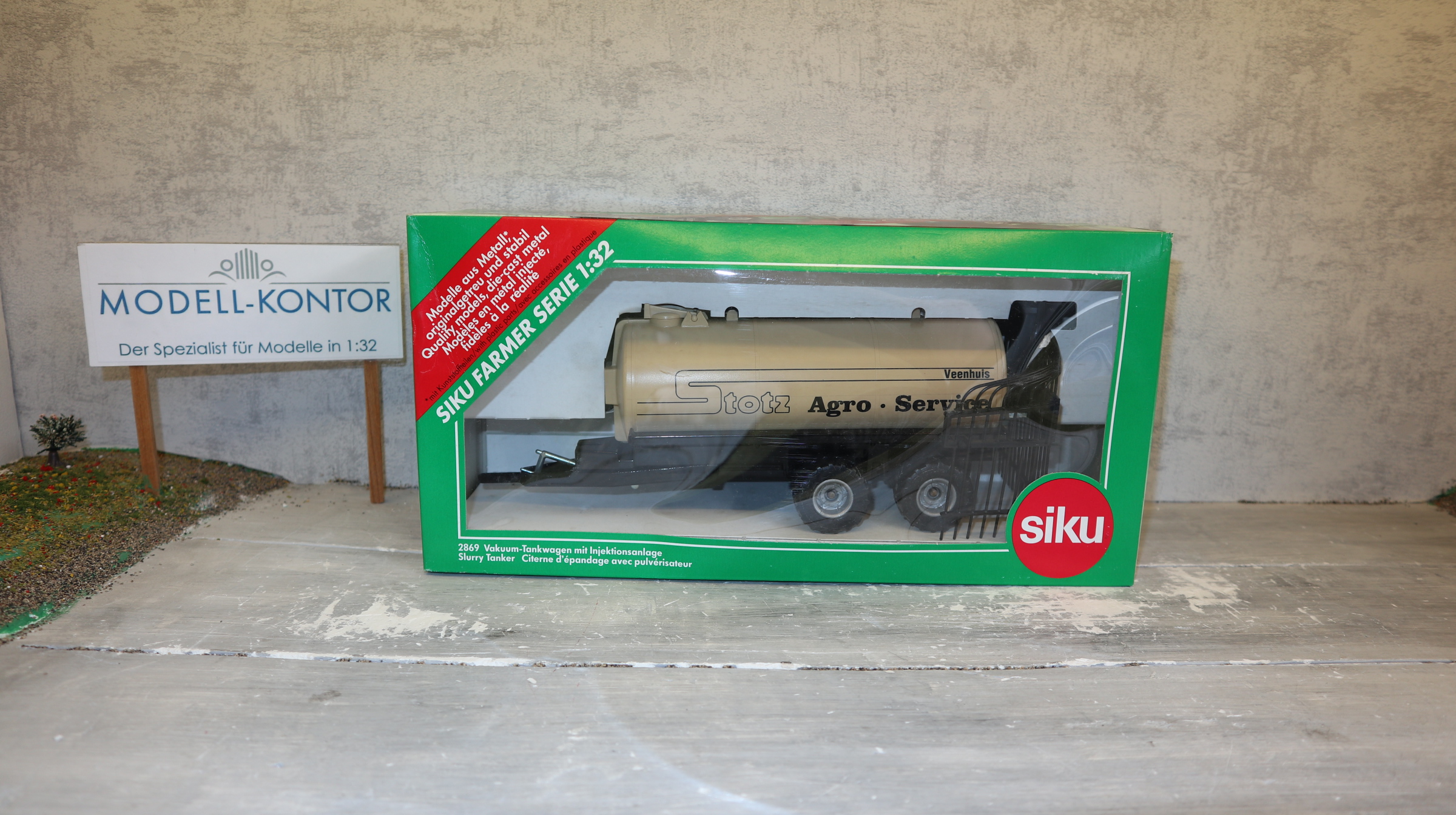 Siku 2869 in 1:32, Vakuum Tankwagen Sondermodell STOTZ, NEU in OVP