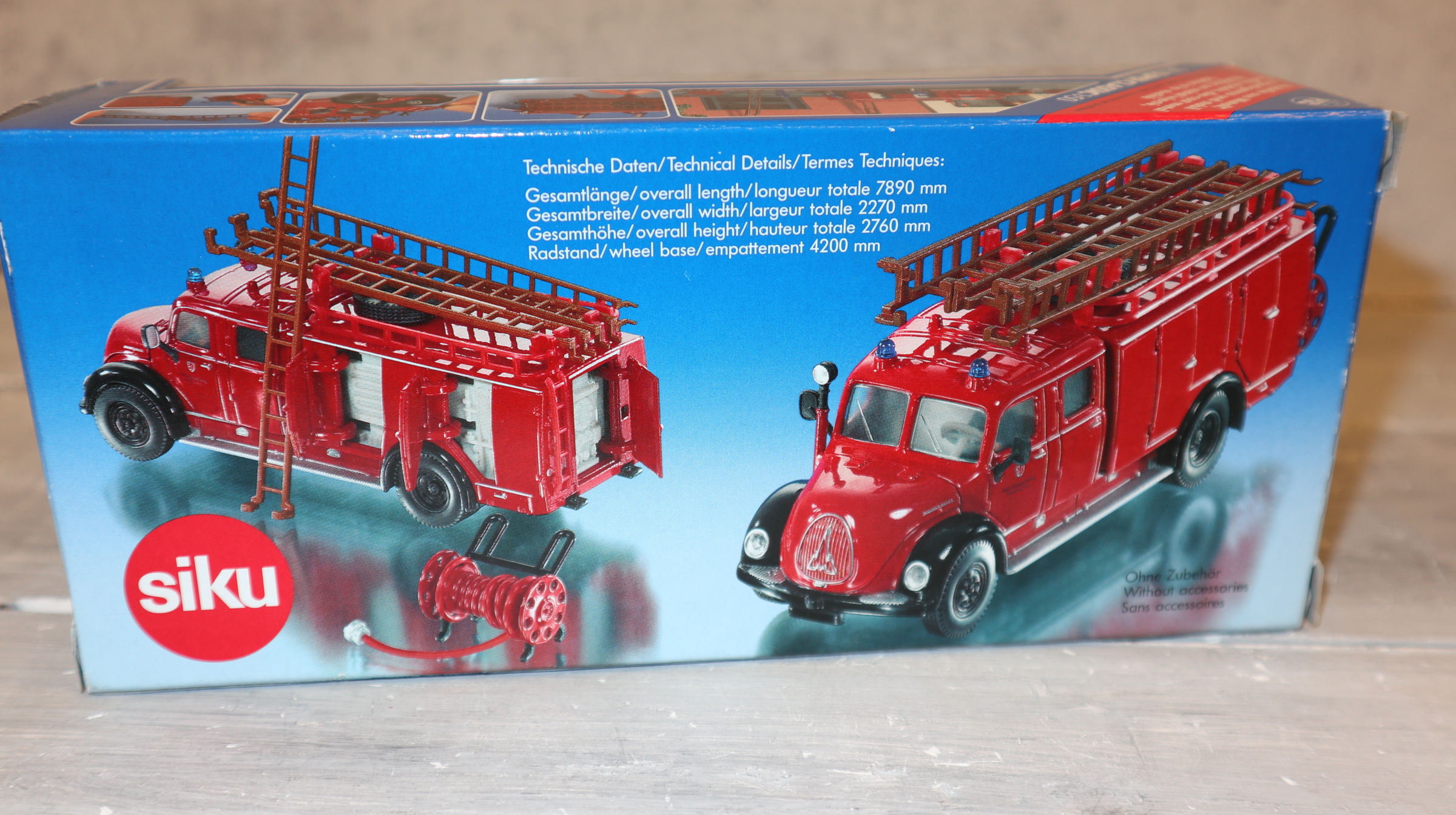 siku 4115 in 1:50, Magirus Tanklöschfahrzeug Rundhauber, NEU in OVP