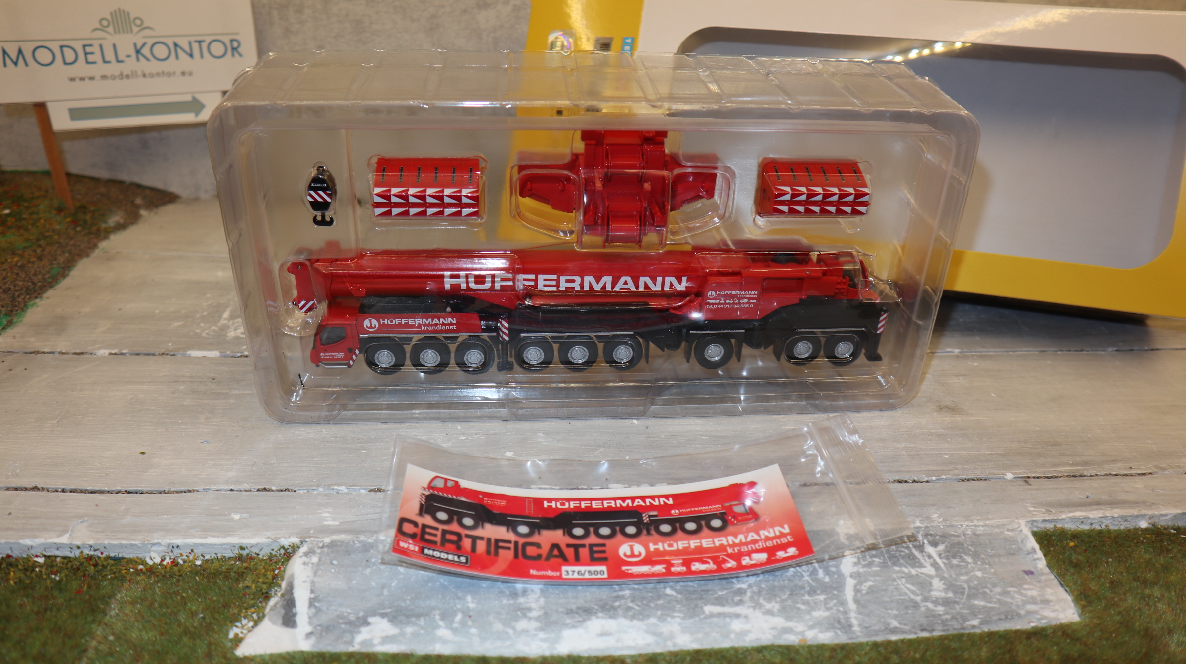 WSI Tema-Toys 72-2063 in 1:87, Liebherr LTM 1750 Hüffermann, NEU in OVP