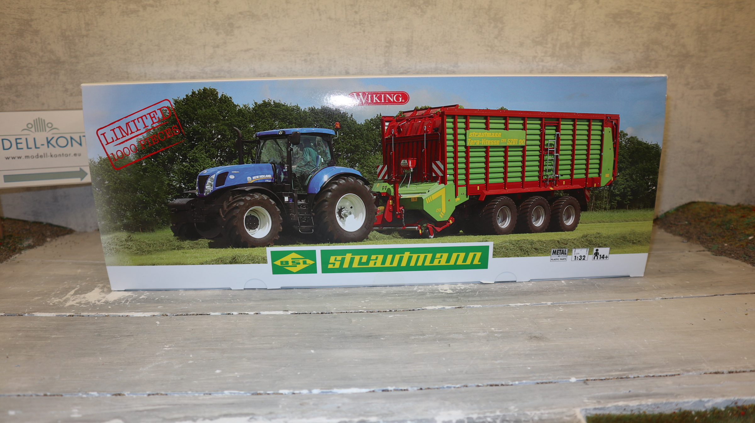 Wiking 077336 in 1:32, Strautmann Tera-Vitesse 5201, 1st-Edition Agritechnica 2013 NEU in OVP