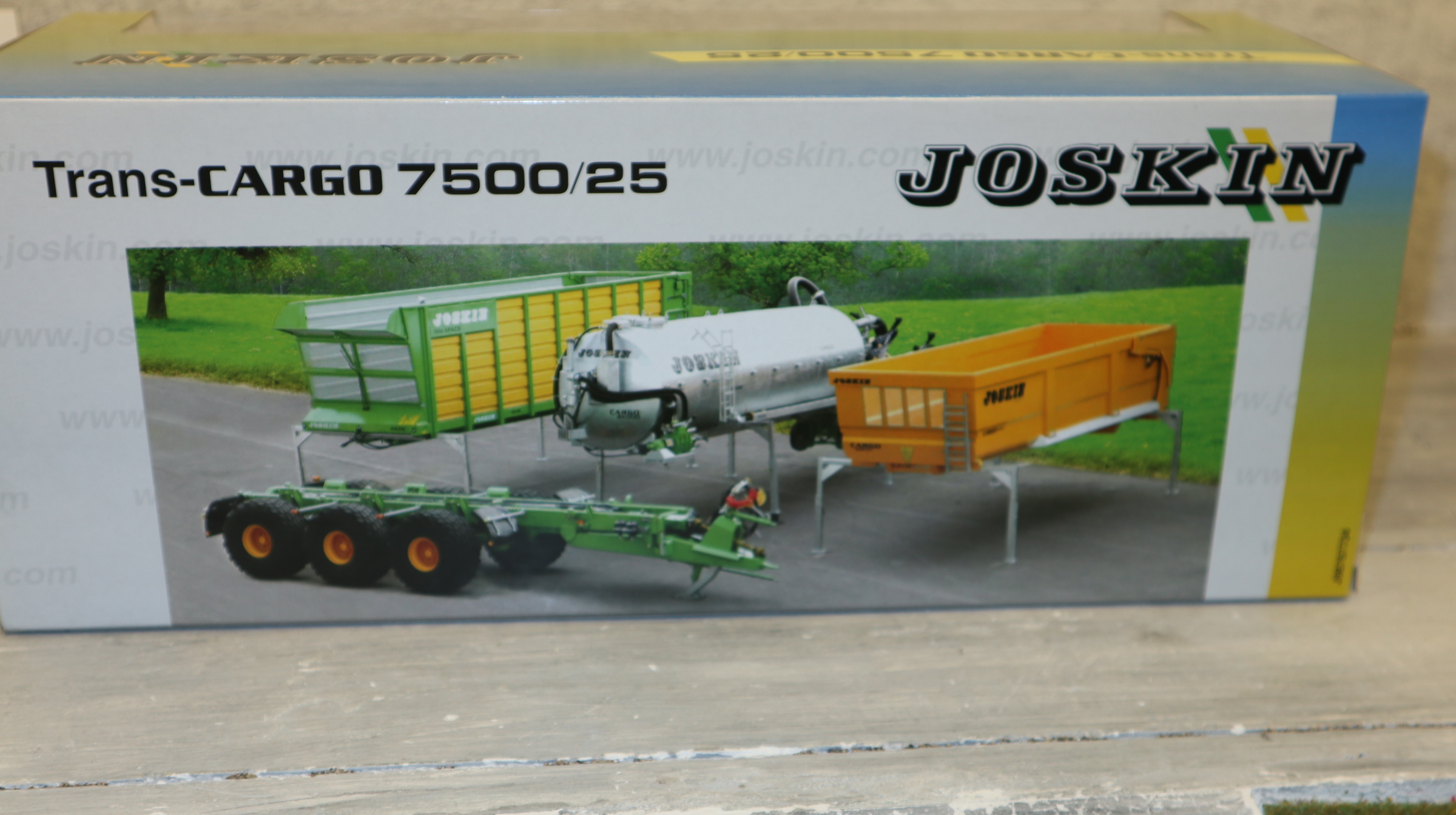 ROS 602106 in 1:32 Joskin Trans-Cargo Kipper, NUR Aufbau ohne Chassis, NEU in OVP