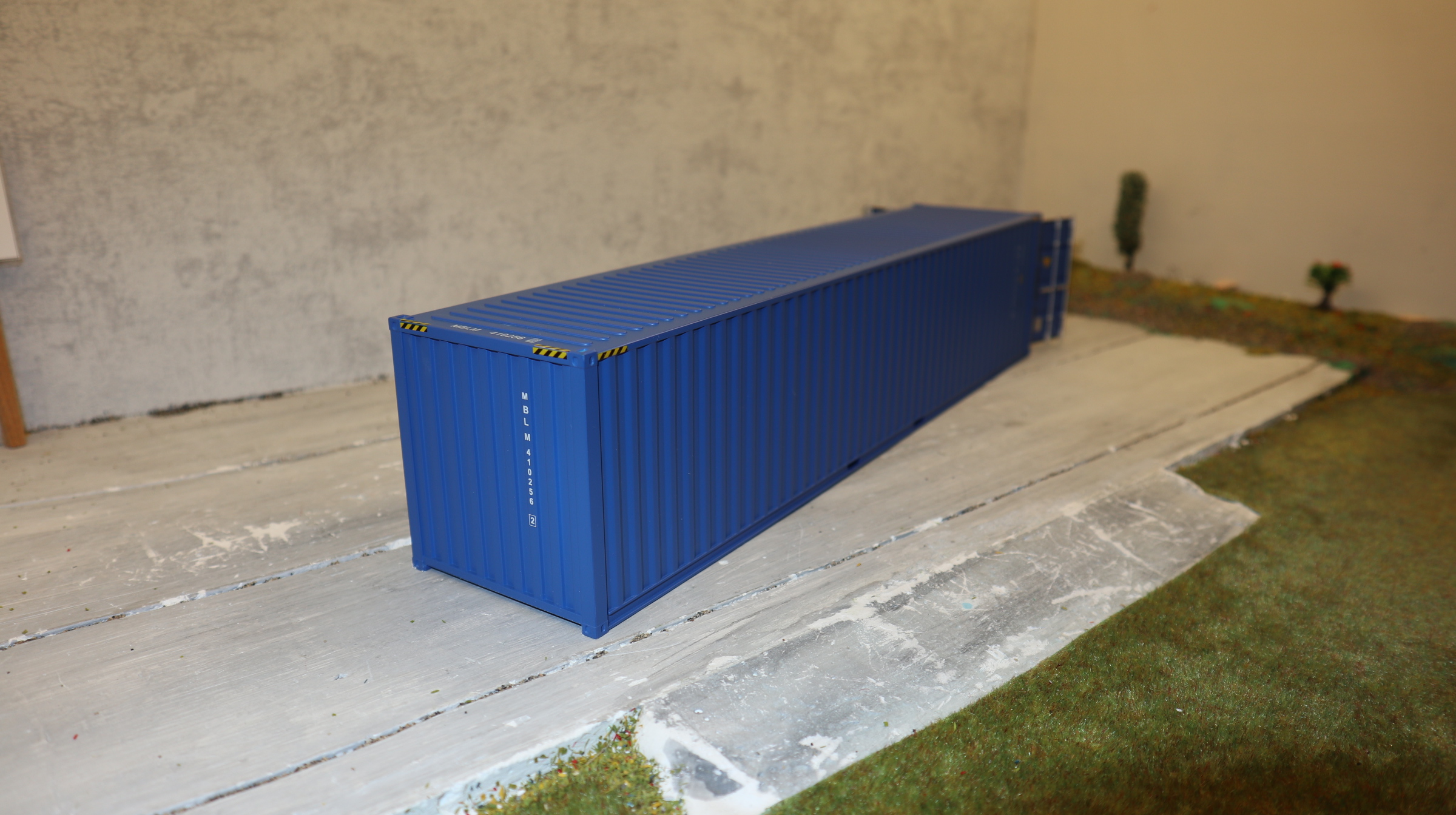 MarGe 2324-01 in 1:32, 40 Fuß See-Container in blau,  NEU in OVP