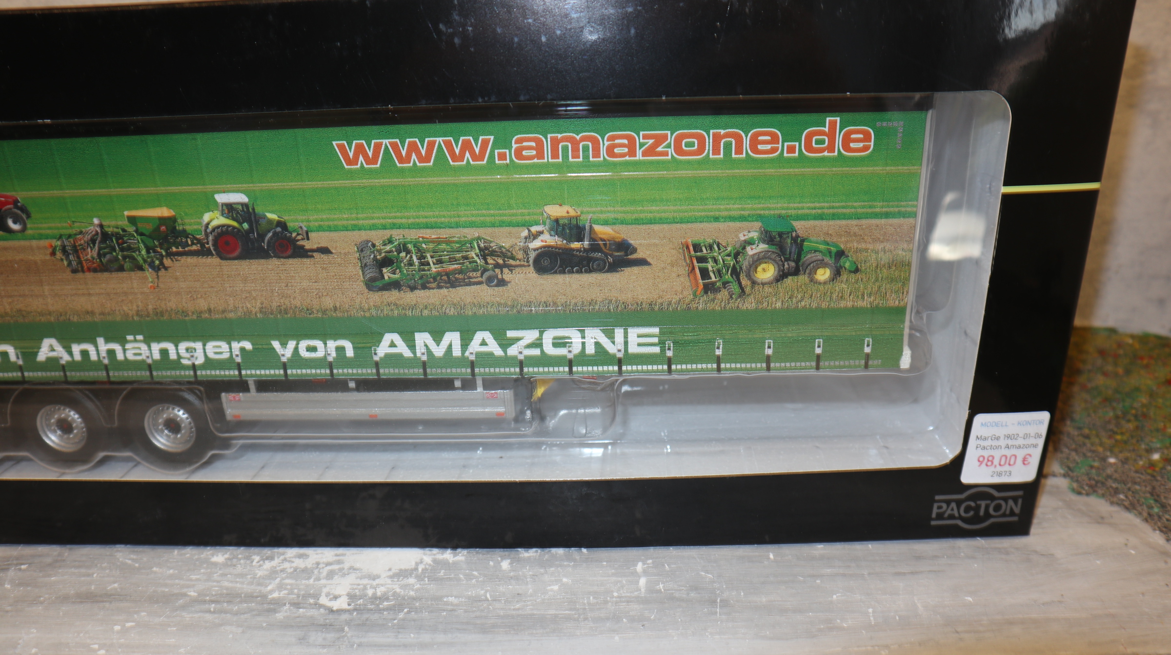 MarGe 1902-01-06 in 1:32, Pacton Curtainsider  Edition AMAZONE, NEU in OVP