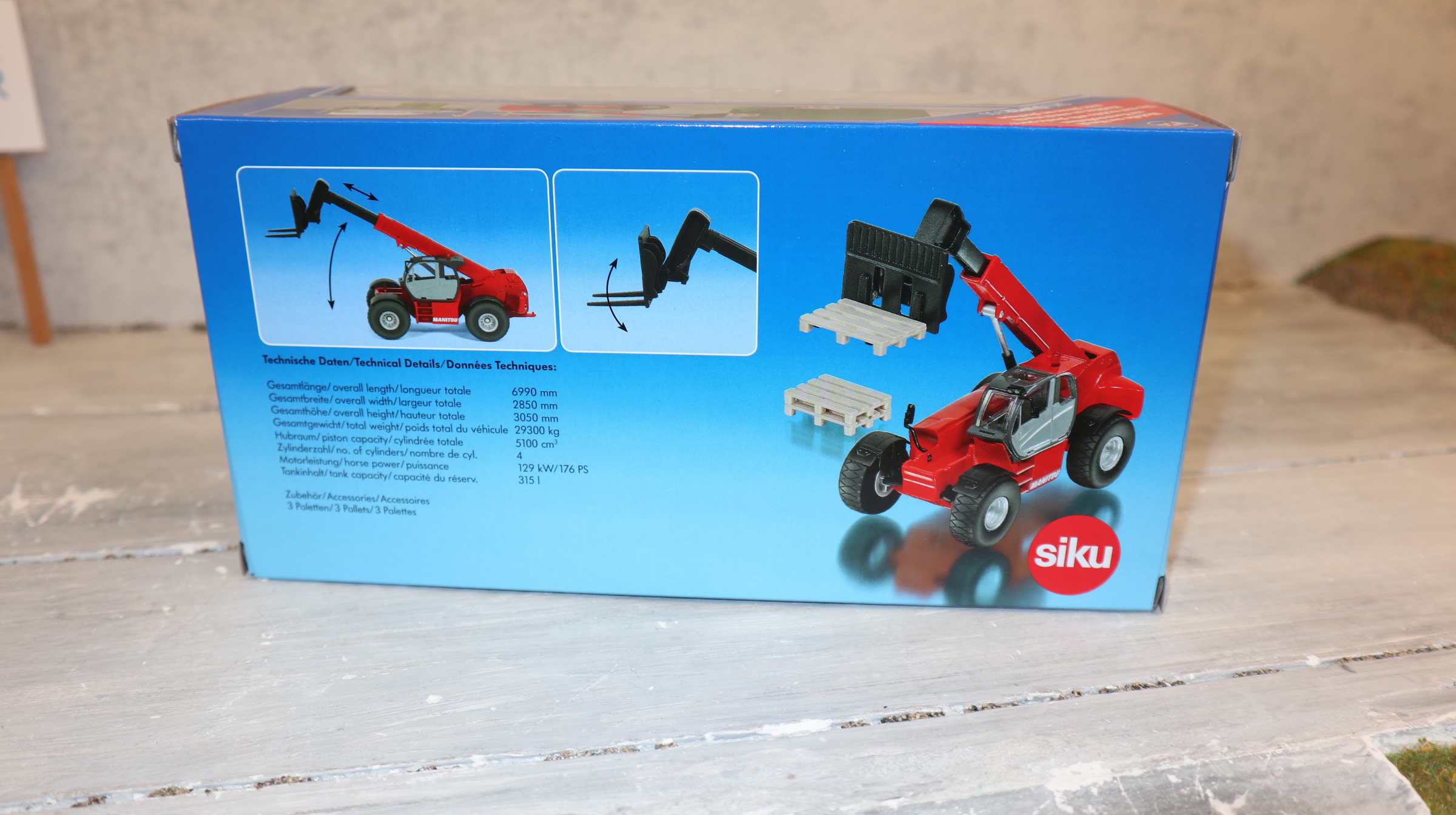 Siku 3507 in 1:50 , Manitou MHT 10230 Teleskoplader, NEU  in OVP