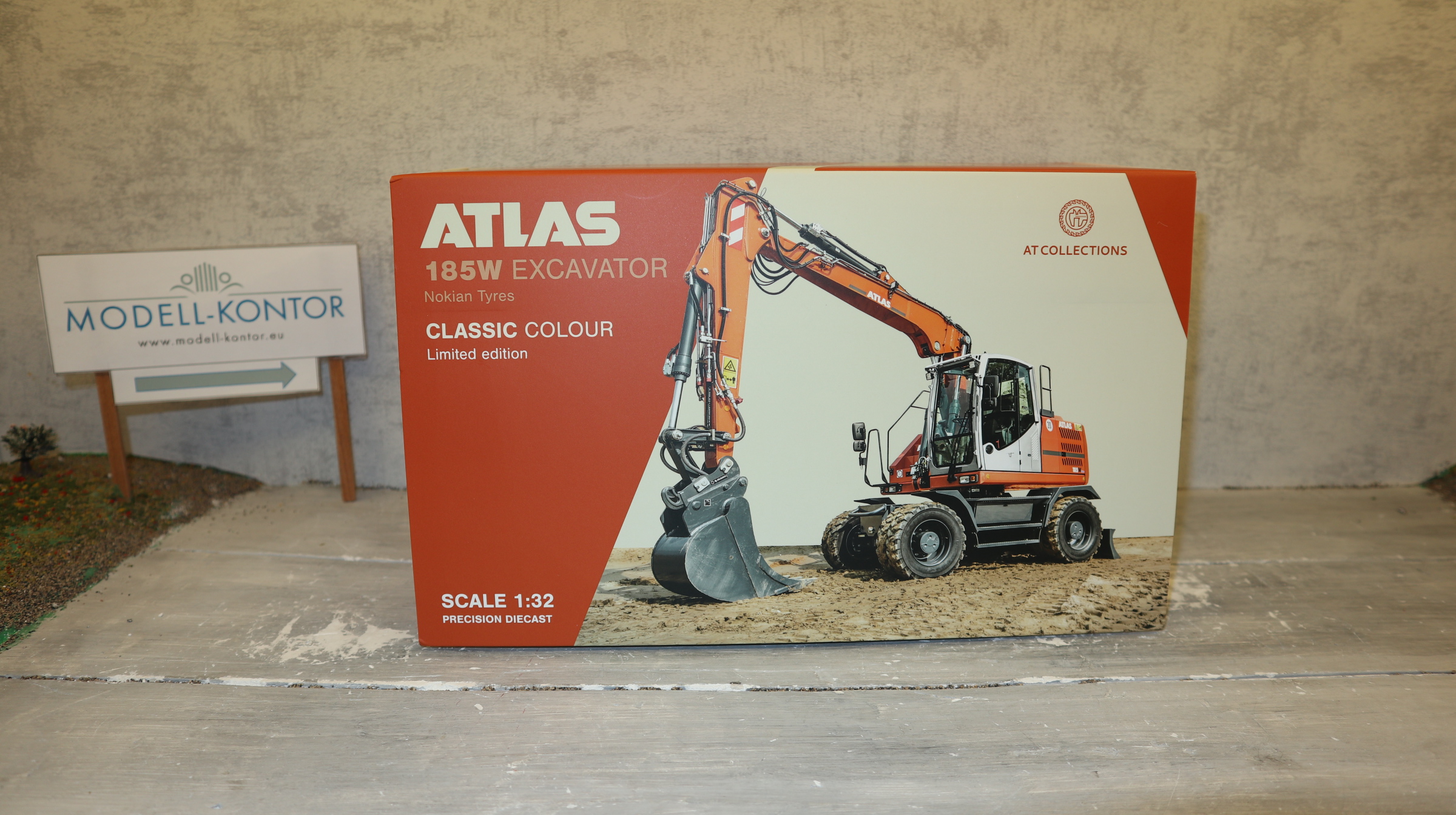 AT Collections 3200153 in 1:32, ATLAS 185 W Radlader, Classic-Farben NEU in OVP
