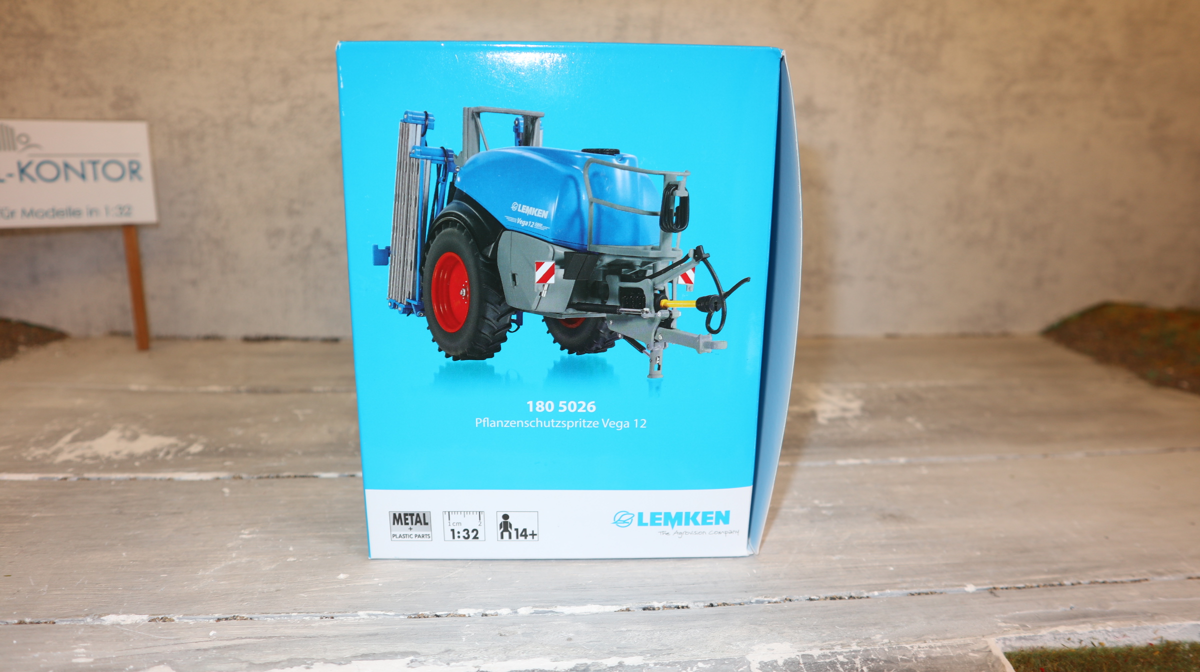 Wiking 077820 in 1:32, LEMKEN Vega 12 im Händlerkarton, NEU in OVP