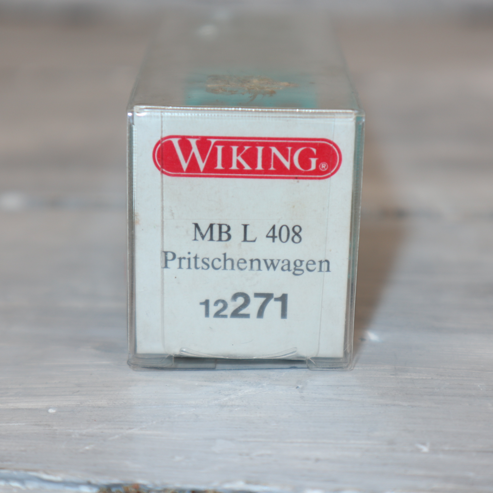 Wiking 812271 in 1:87 Mercedes L 408 Pritschenwagen blaßgrün, NEU in OVP