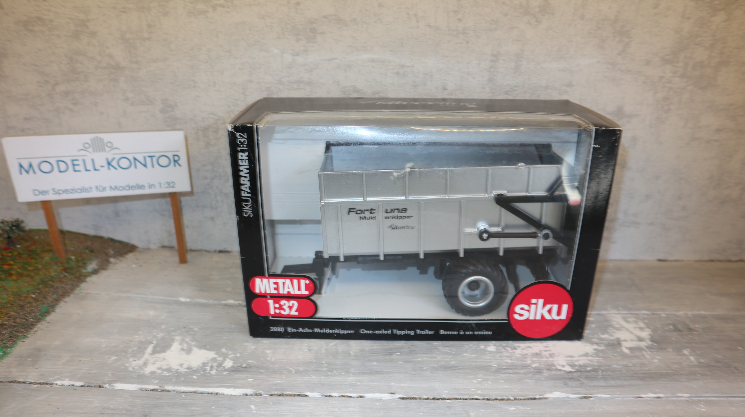Siku 2880 in 1:32,  Muldenkipper Fortuna Silverline, NEU in OVP
