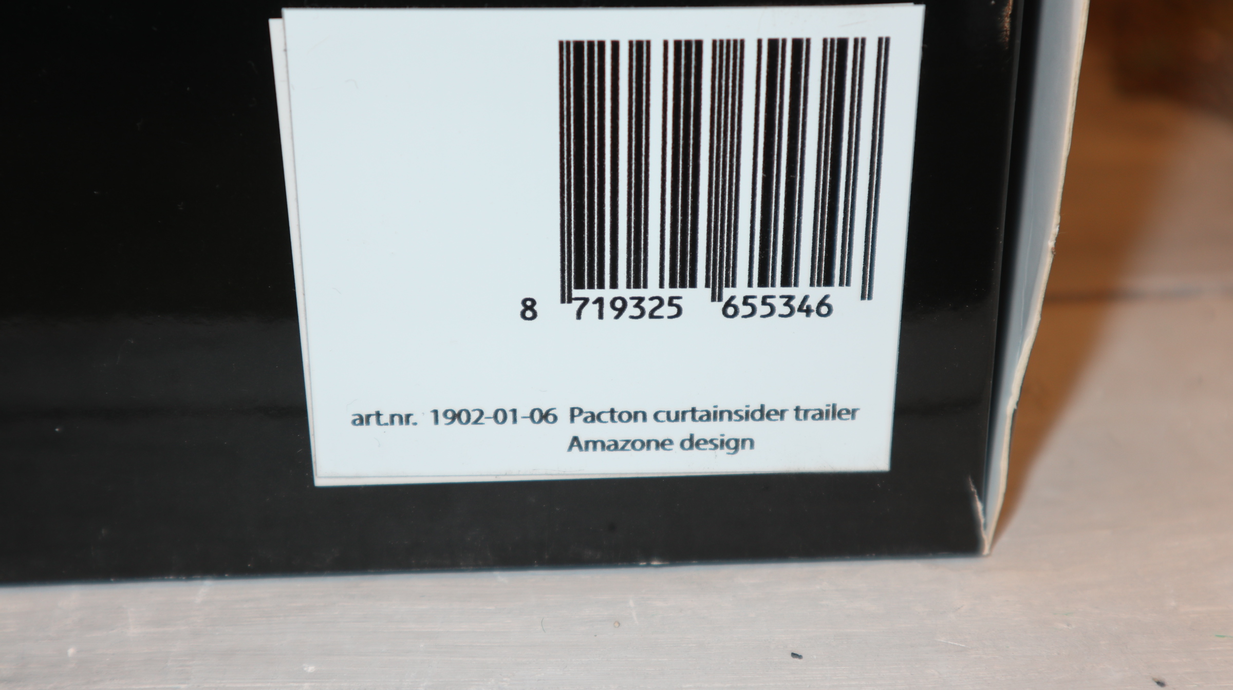 MarGe 1902-01-06 in 1:32, Pacton Curtainsider  Edition AMAZONE, NEU in OVP