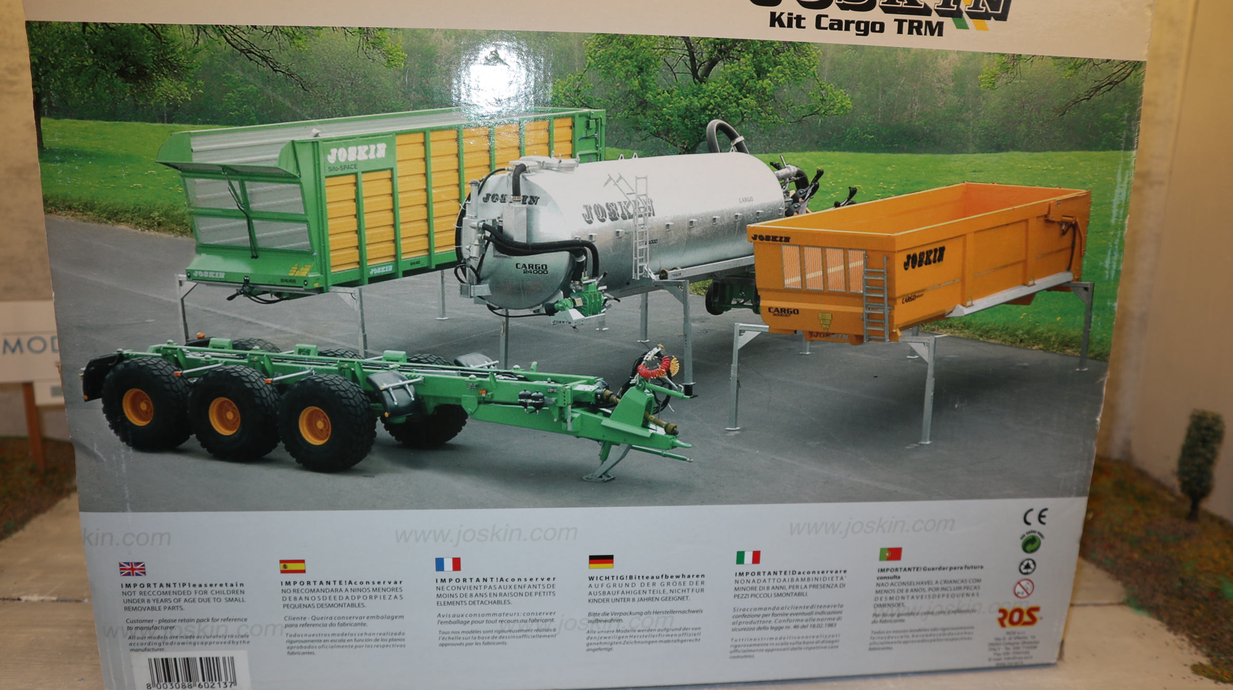 ROS 602137 in 1:32, JOSKIN SET KIT Cargo TRM, NEU in OVP