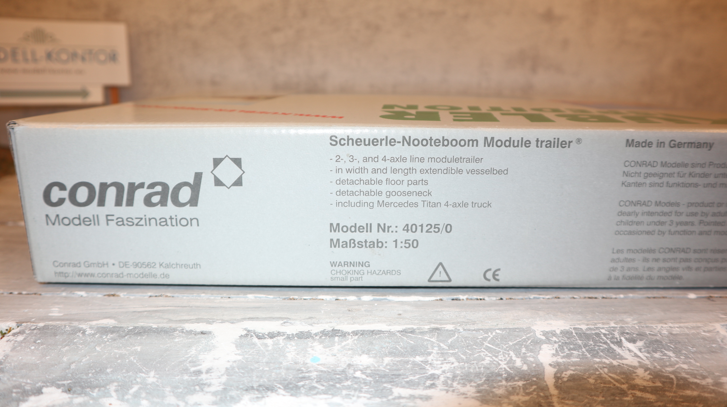 Conrad 40125 in 1:50, KÜBLER Schwerlast-Set, NEU in OVP
