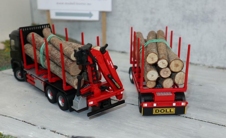 Conrad 78183 in 1:50,  MB Actros Holzzug Palfinger EPSILON M120Z, Sondermodell,  NEU in OVP