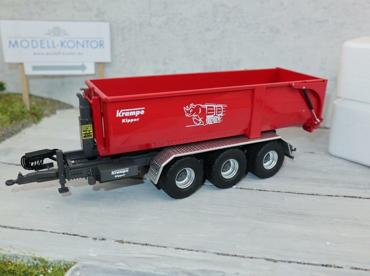 WIKING 077826 in 1:32, Krampe Hakenlift mit Container, NEU in OVP