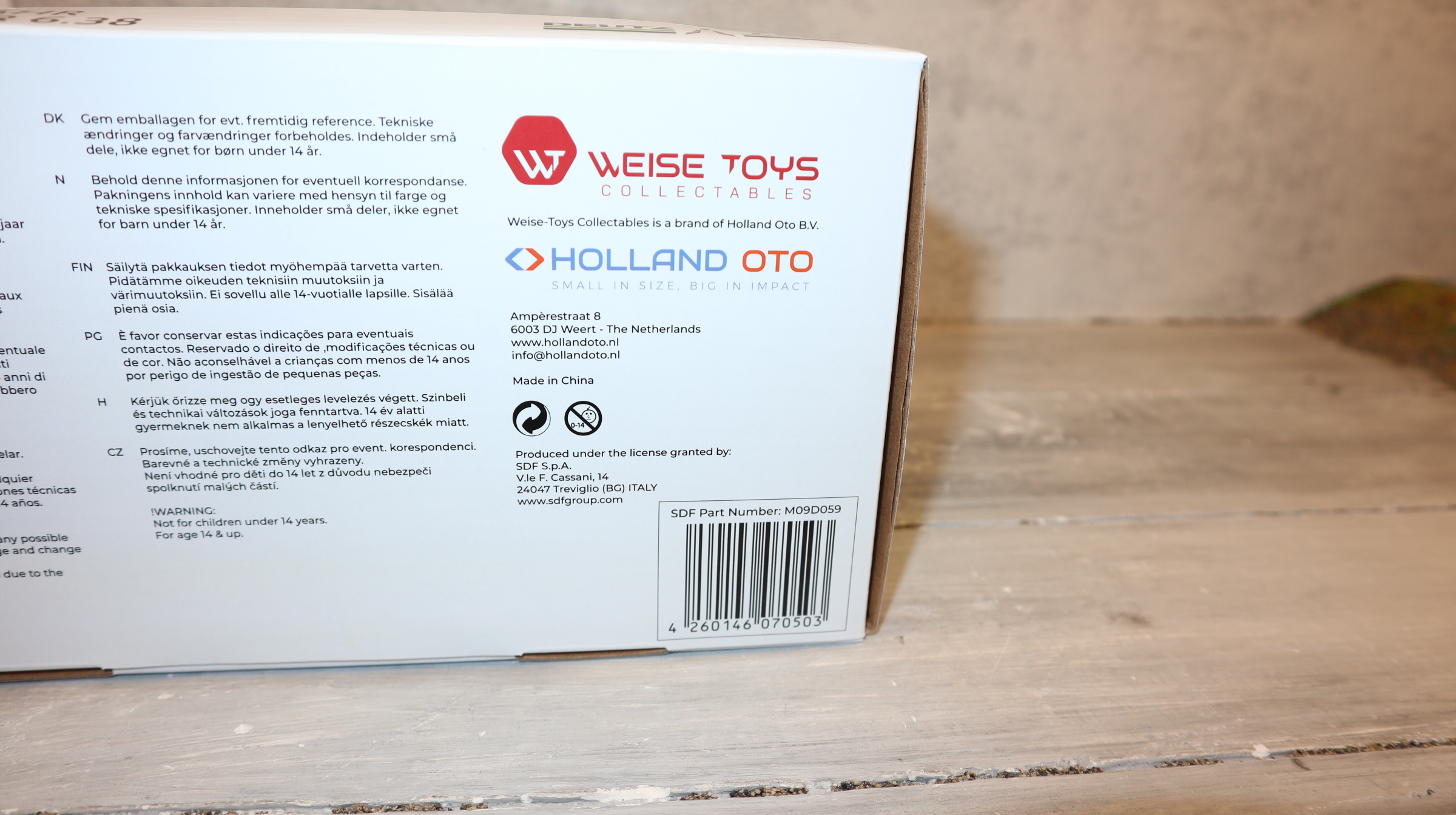 Weise Toys 1028 in 1:32, DEUTZ-FAHR Agrostar 6.38, NEU in OVP