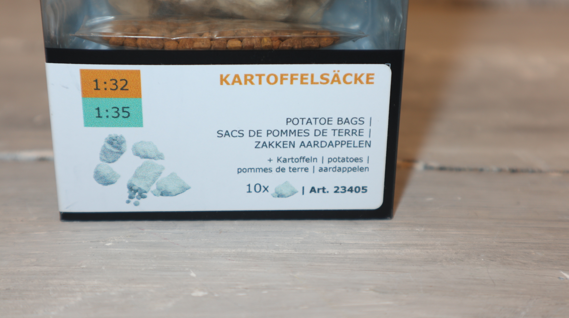 Juweela 23405 in 1:32 Kartoffelsäcke 10x , NEU in OVP