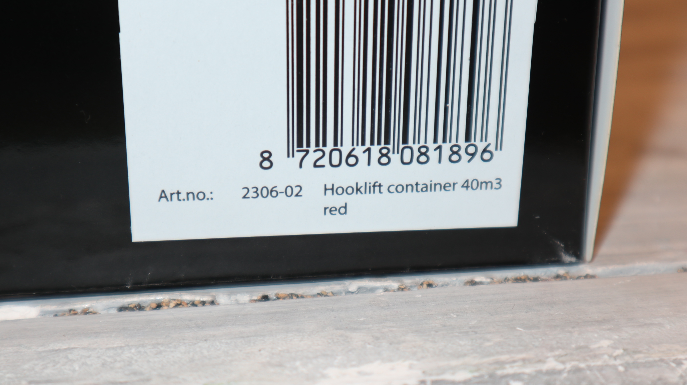 MarGe 2306-02 in 1:32, Abroll-Container 40 cbm ROT, NEU in OVP