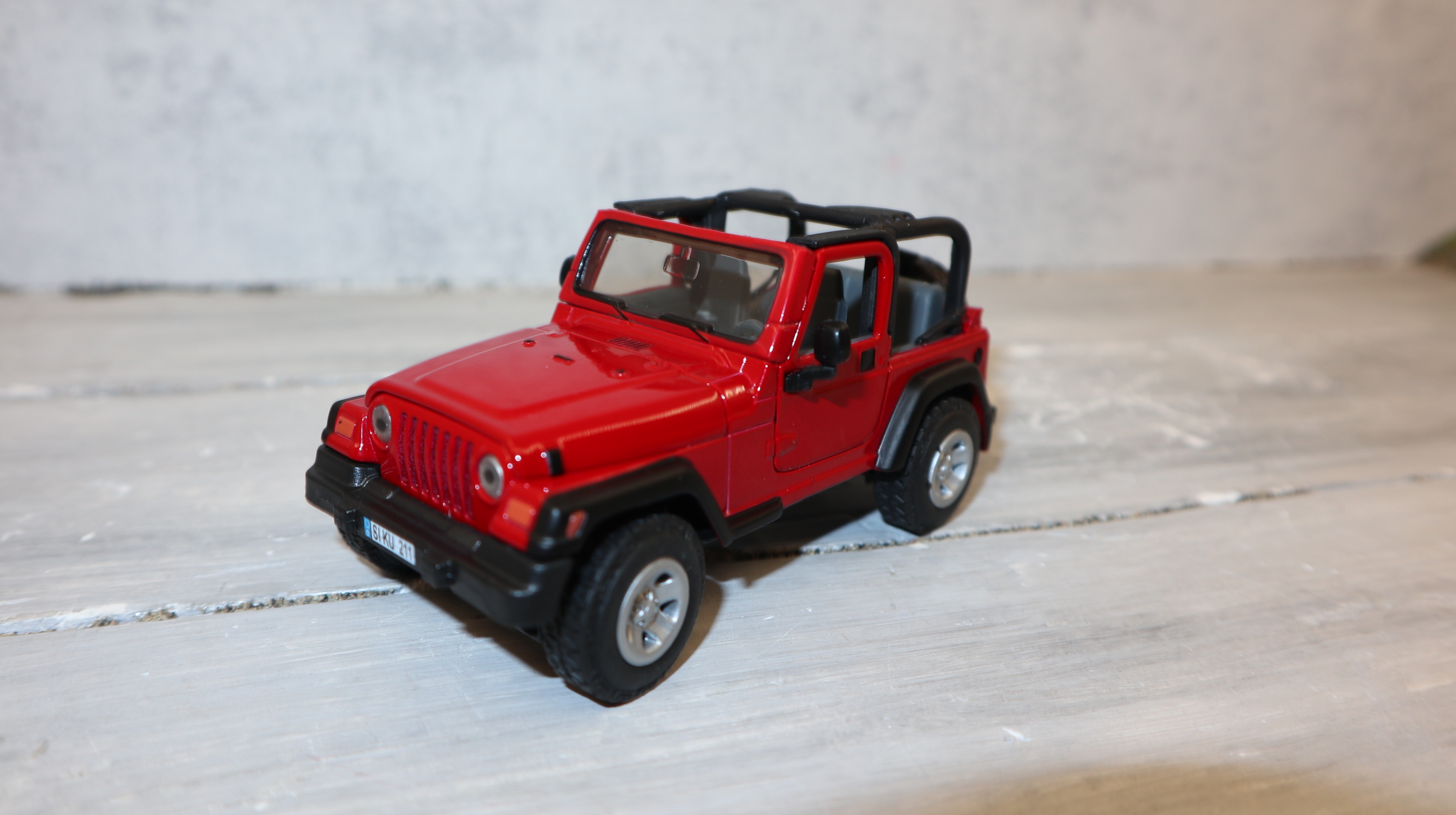 Siku 4870 in 1:32 Jeep Wrangler in rot, NEU in OVP