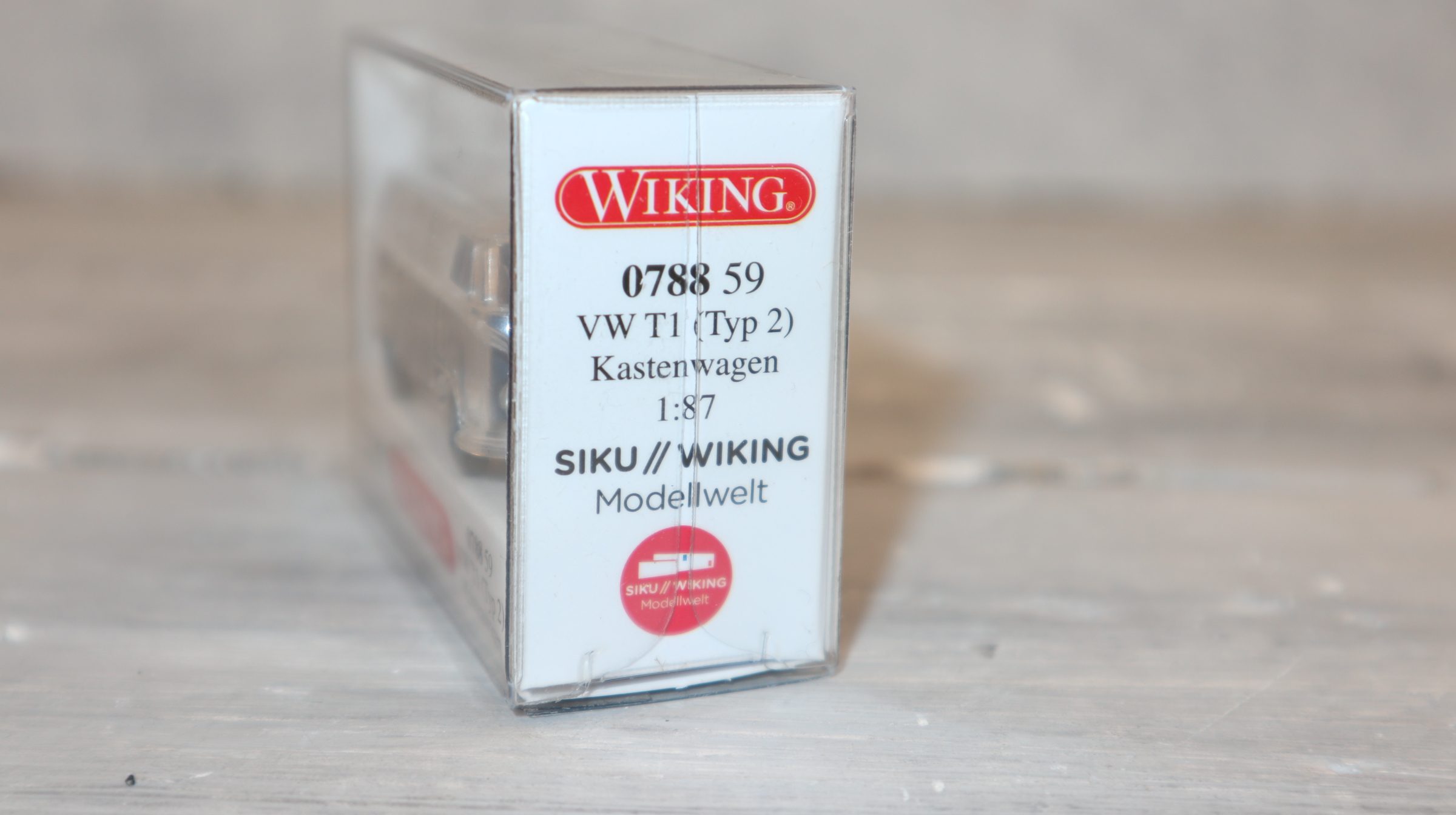 Wiking 078859 in 1:87 VW T1 Kastenwagen durchsichtig, WIKING Modellwelt, Neu in OVP