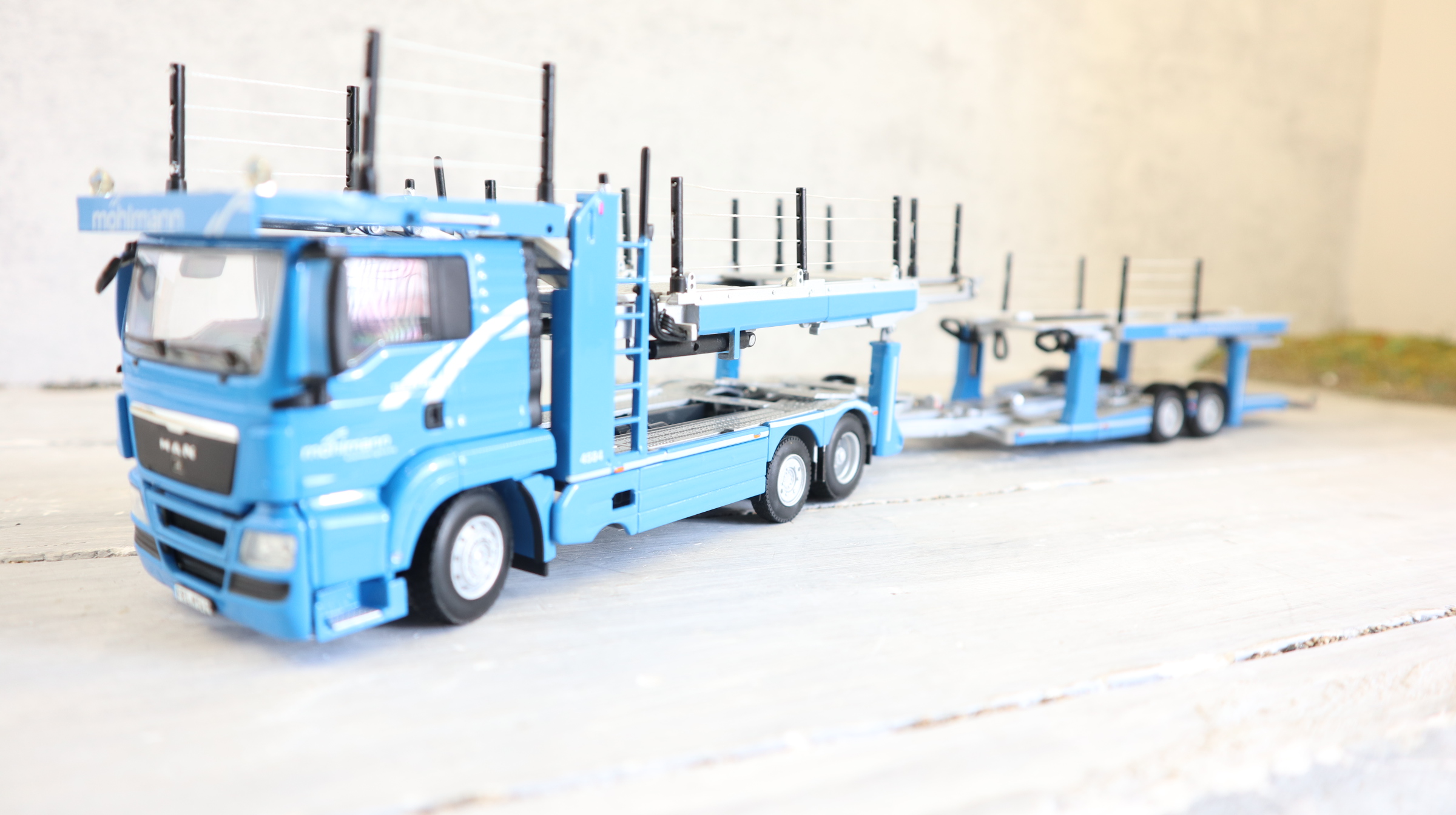 WSI 02-2248 in 1:50, MAN TGS PKW-Transporter MÖHLMANN , Sondermodell 150x,  NEU in OVP