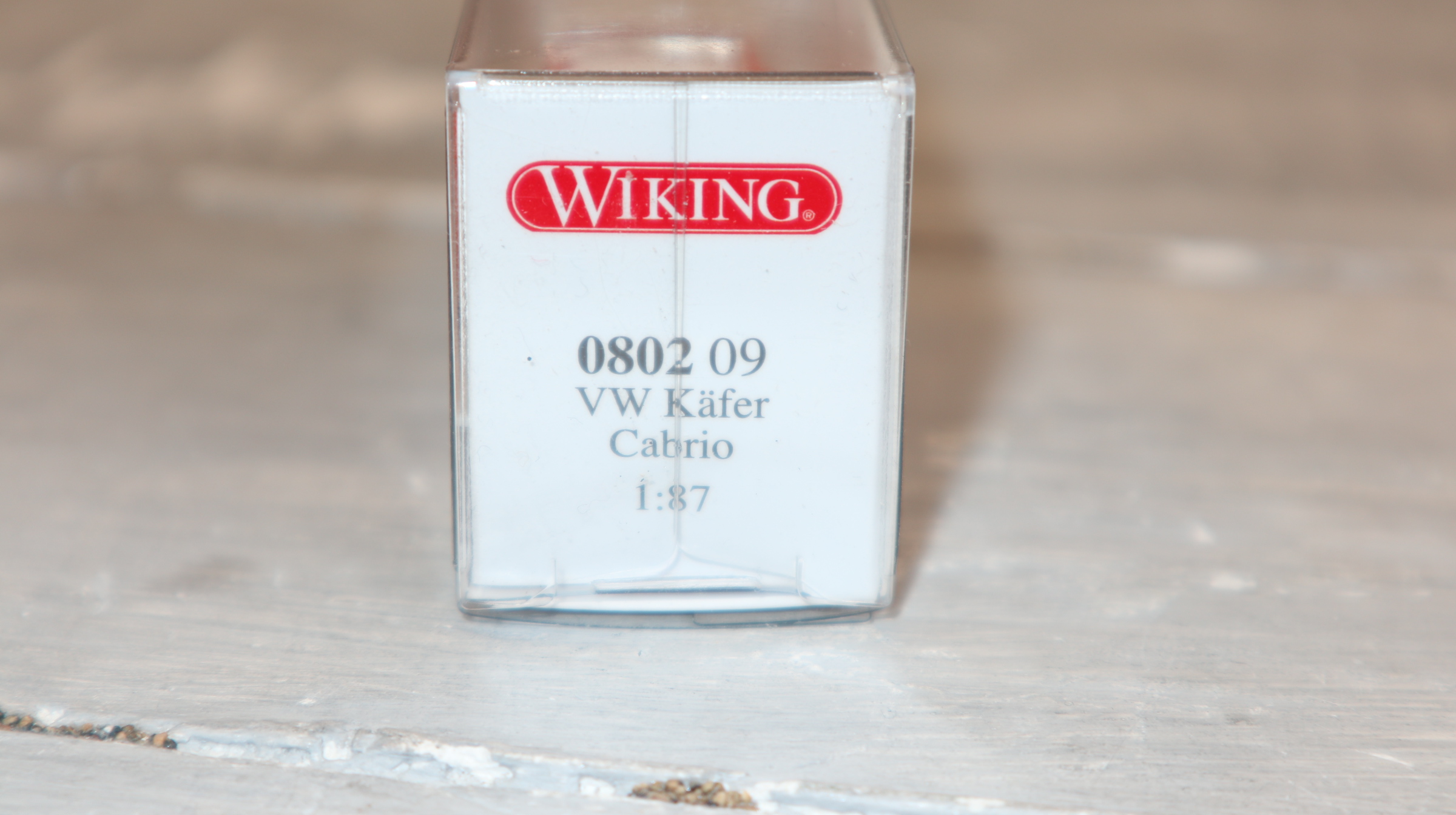 WIKING 080209 in 1:87, Sondermodell "100-Jahre Sieper, VW Käfer Cabrio orange beige, NEU in OVP