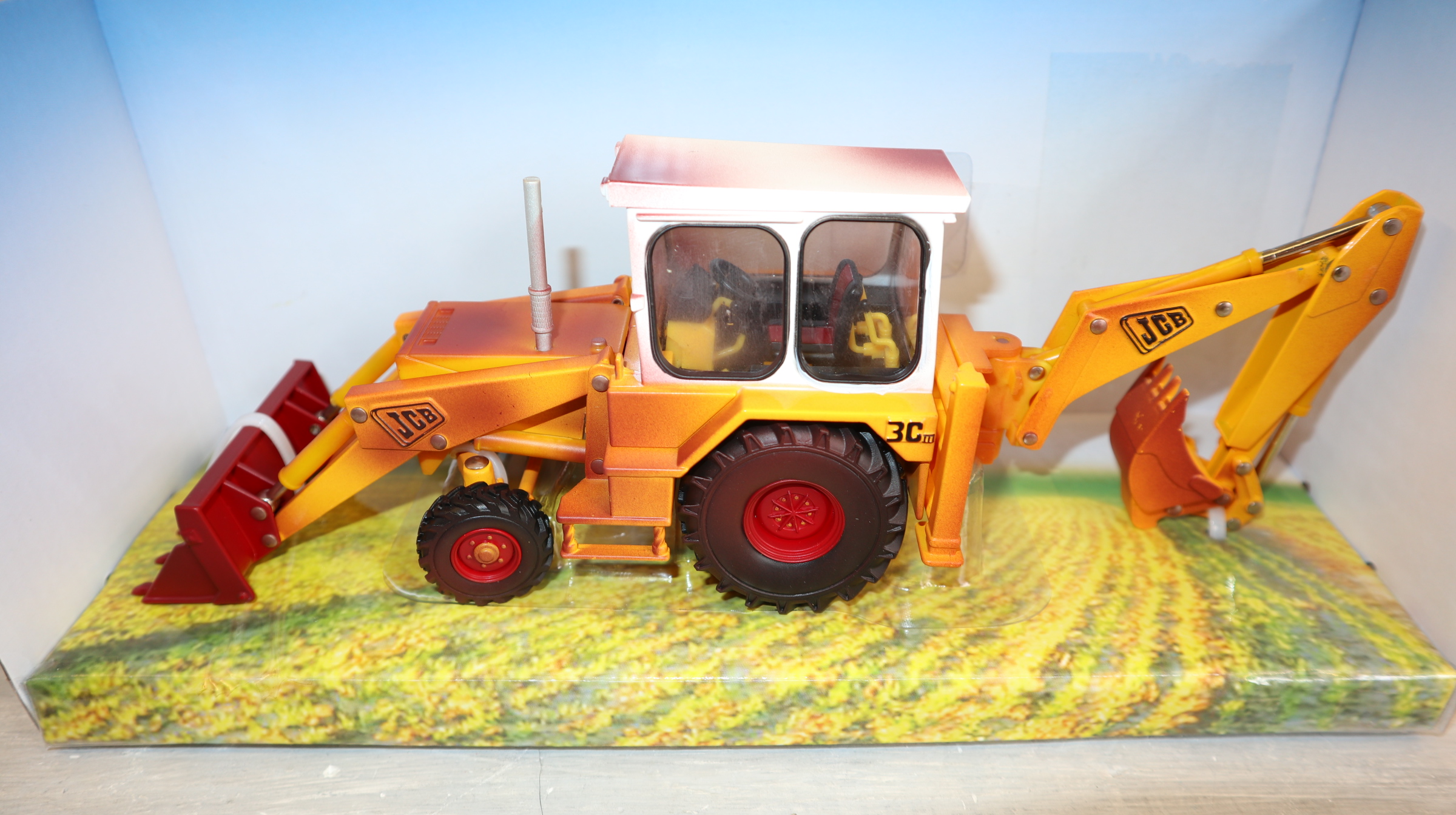 Britains 43280 in 1:32, JCB Baggerlader 3C Mark III Muddy, NEU in OVP