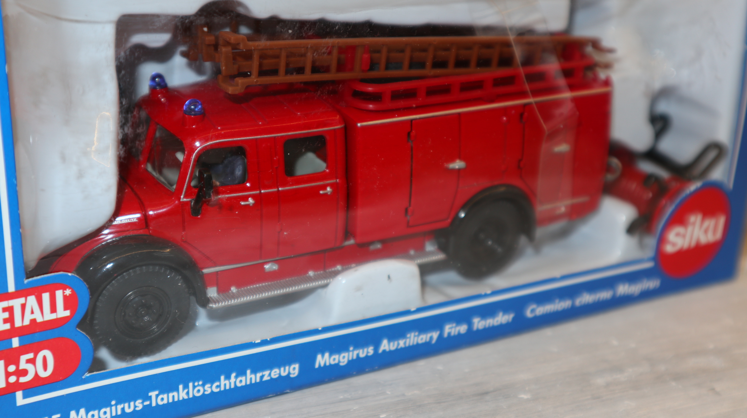 siku 4115 in 1:50, Magirus Tanklöschfahrzeug Rundhauber, NEU in OVP
