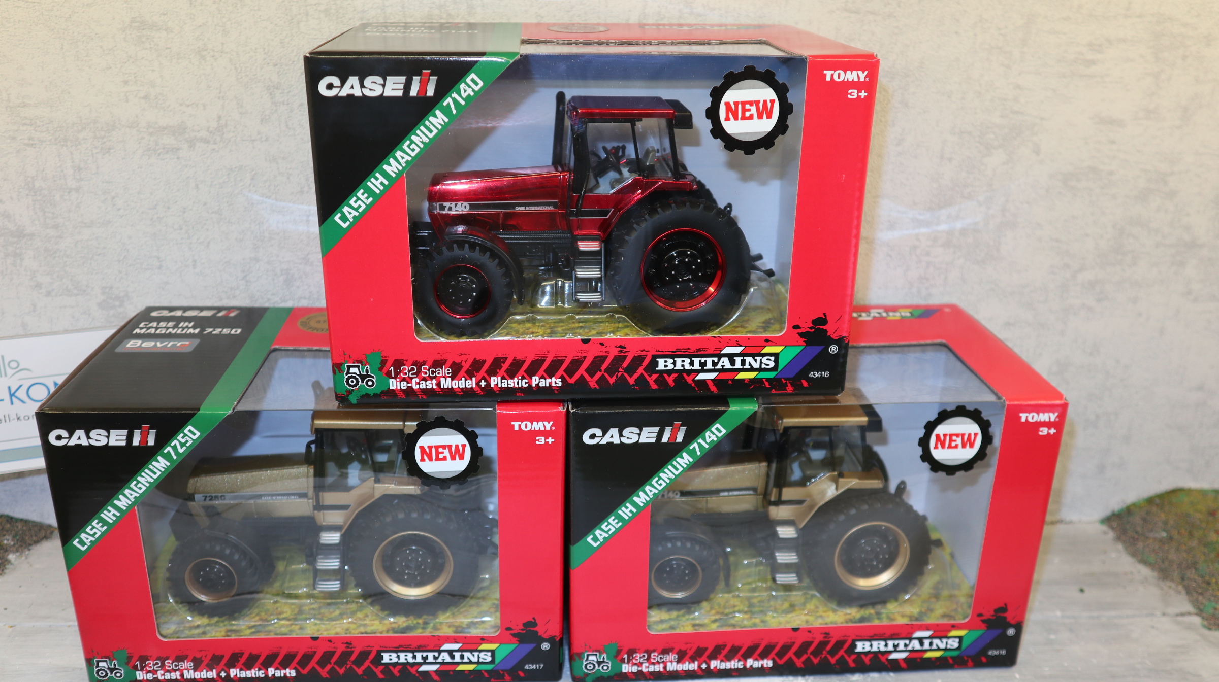 Britains 43417 in 1:32, CASE IH Magnum 7250 BLACK Sondermodell  NEU in OVP
