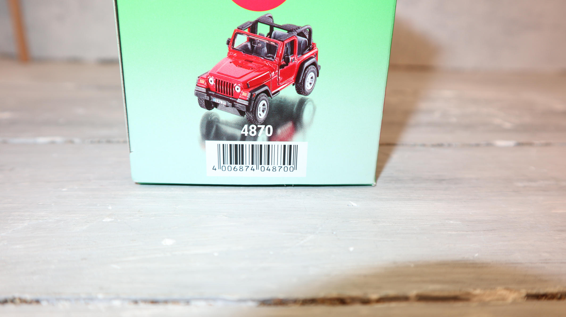 Siku 4870 in 1:32 Jeep Wrangler in rot, NEU in OVP