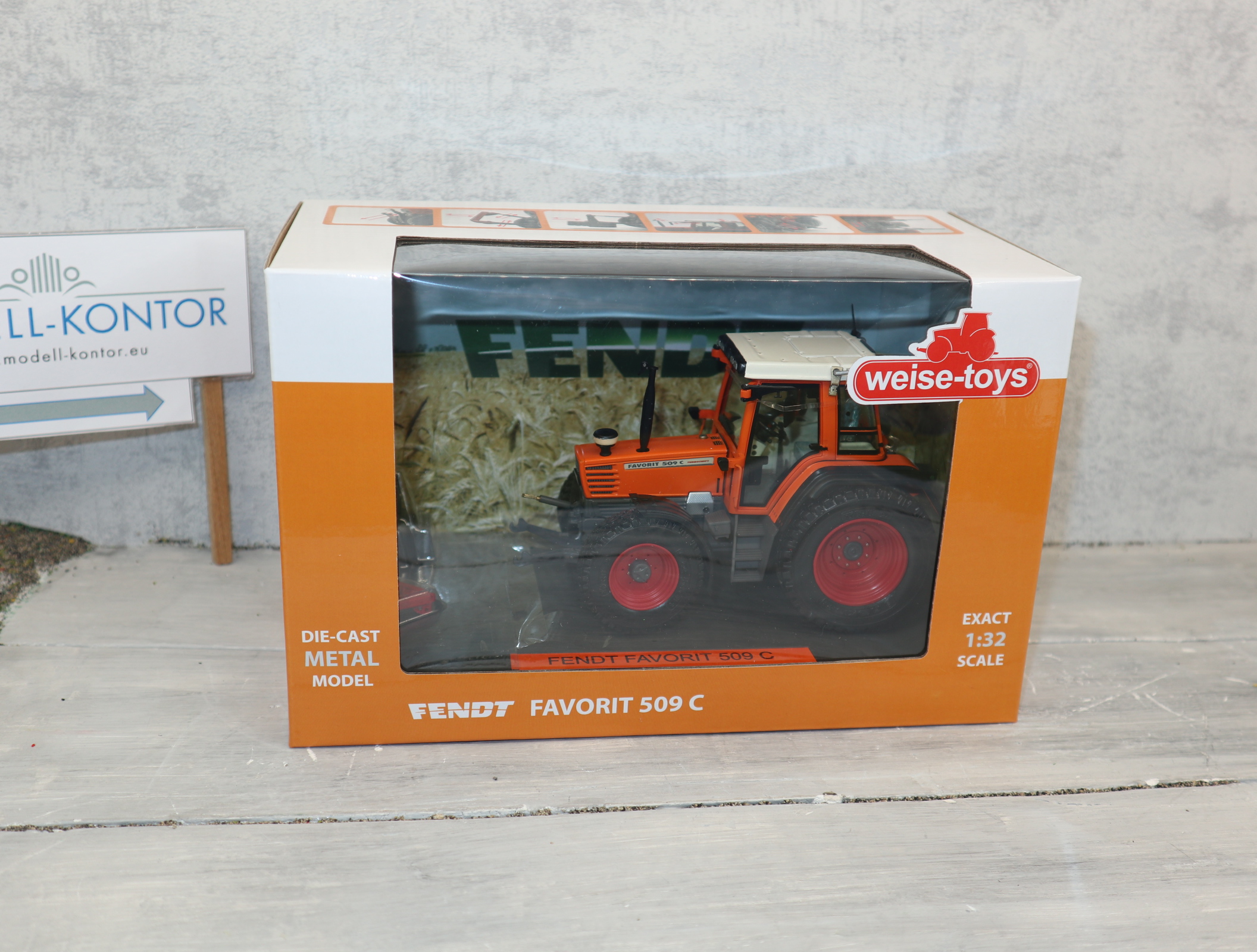 Weise-Toys 1111 Fendt 509 C Kommunal, NEU in OVP