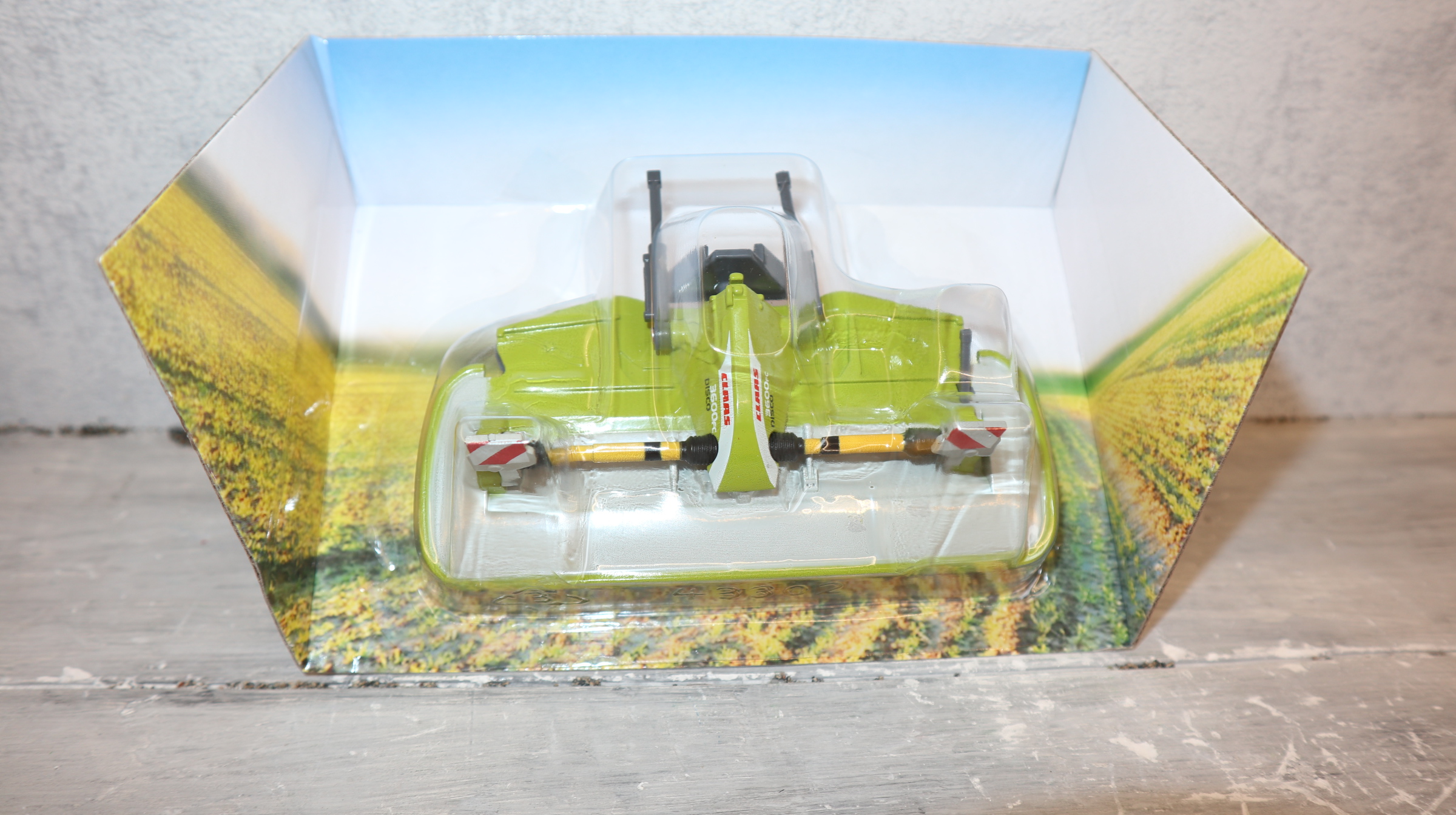 Britains 43303 + 43302 in 1:32 als SET: Claas Disco Front und Heck-Mäher, NEU in OVP