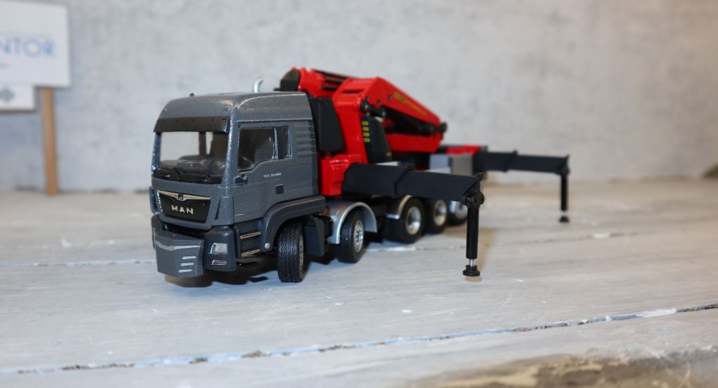 Conrad 77224 in 1:50 MAN 5-Achser mit PALHINGER PK 200002L SH, NEU in OVP