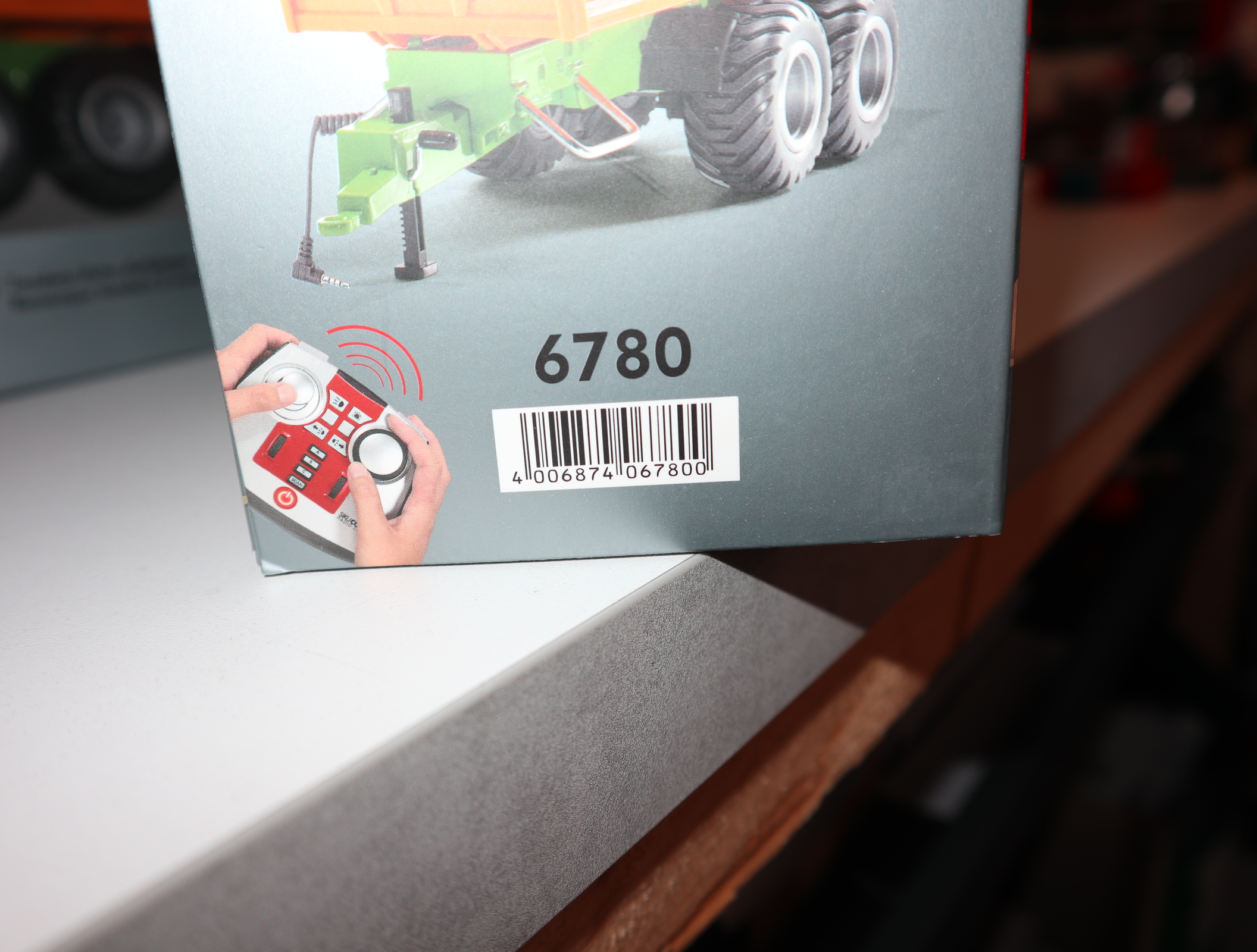 Siku 6780 1:32 Control Tandem-Hinterkipper orange ohne eigenen Akku in OVP