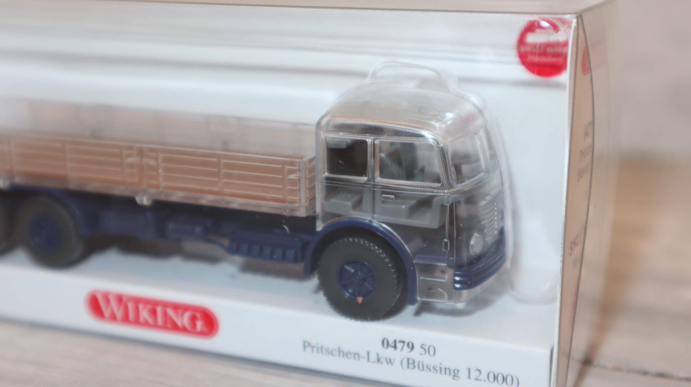 Wiking 047950 in 1:87 Büssing 12.000 durchsichtig, WIKING Modellwelt, Neu in OVP