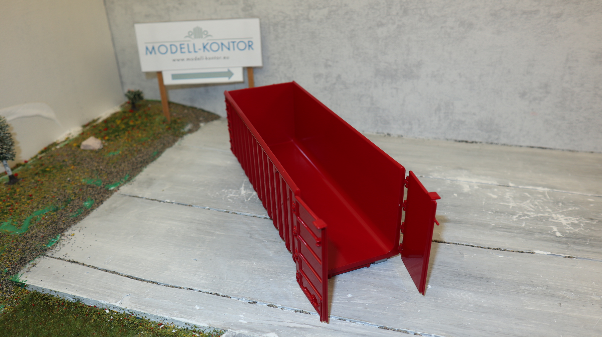 MarGe 2306-02 in 1:32, Abroll-Container 40 cbm ROT, NEU in OVP