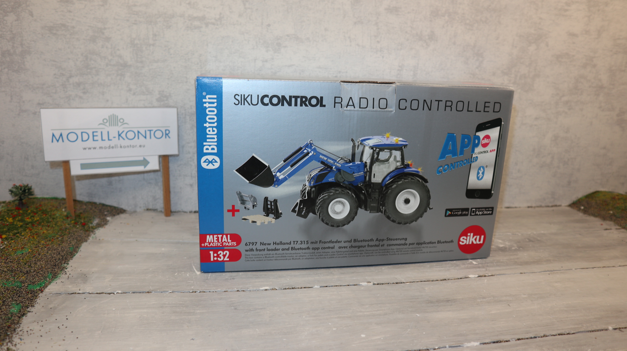 Siku 6797 Control in 1:32 New Holland T7.315 mit Frontlader NEU in OVP