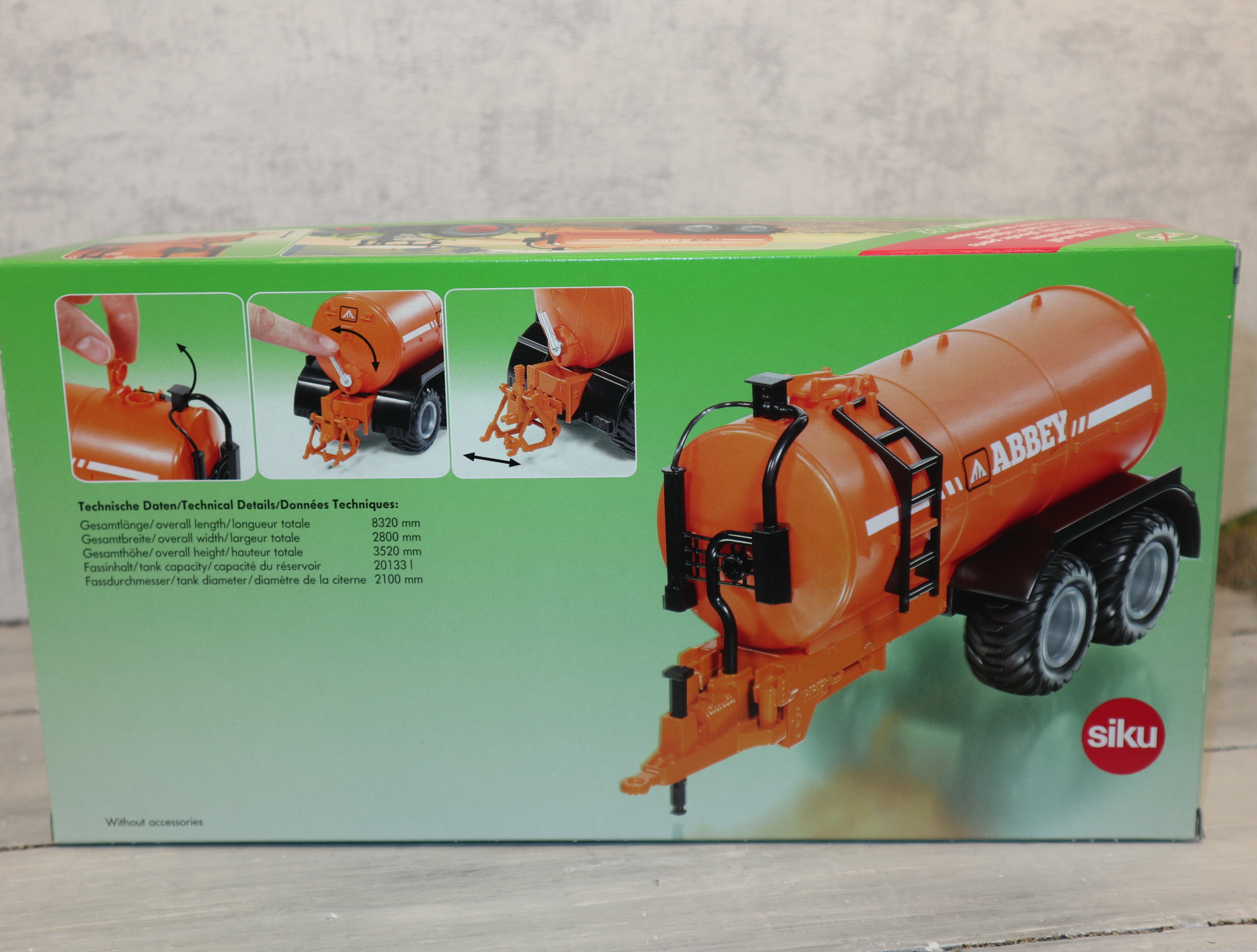 Siku 2270 in 1:32 Fasswagen ABBEY Sondermodell IRLAND, NEU in OVP