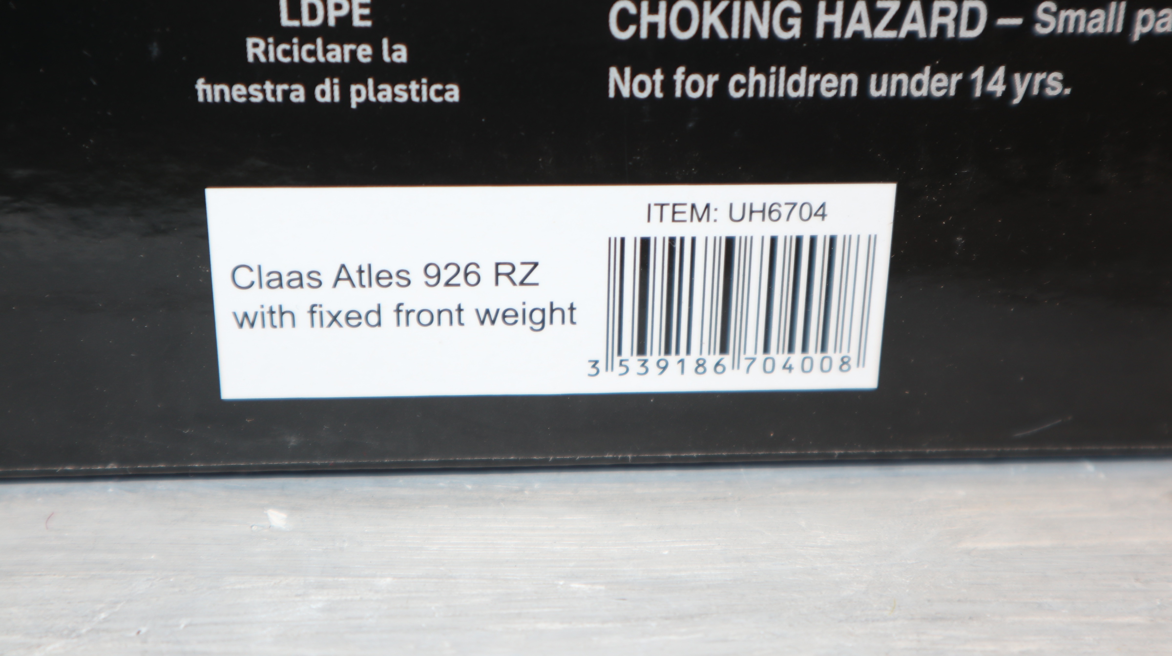 Universal Hobbies UH 6704 in 1:32, Claas Atles 926 RZ Frontgewicht,  NEU in OVP