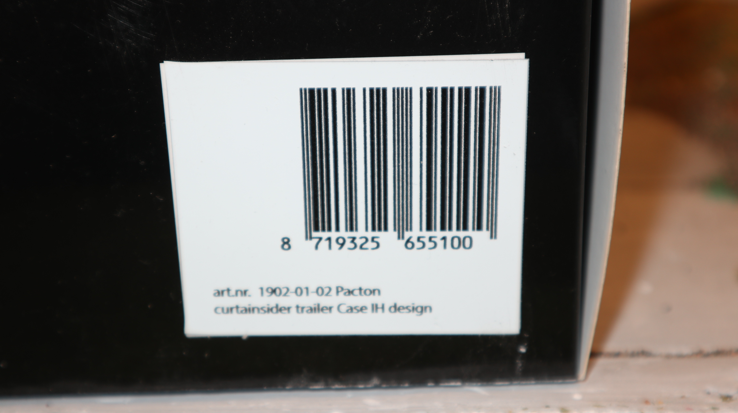 MarGe 1902-01-02 in 1:32, Pacton Curtainsider  Edition CASE IH, NEU in OVP