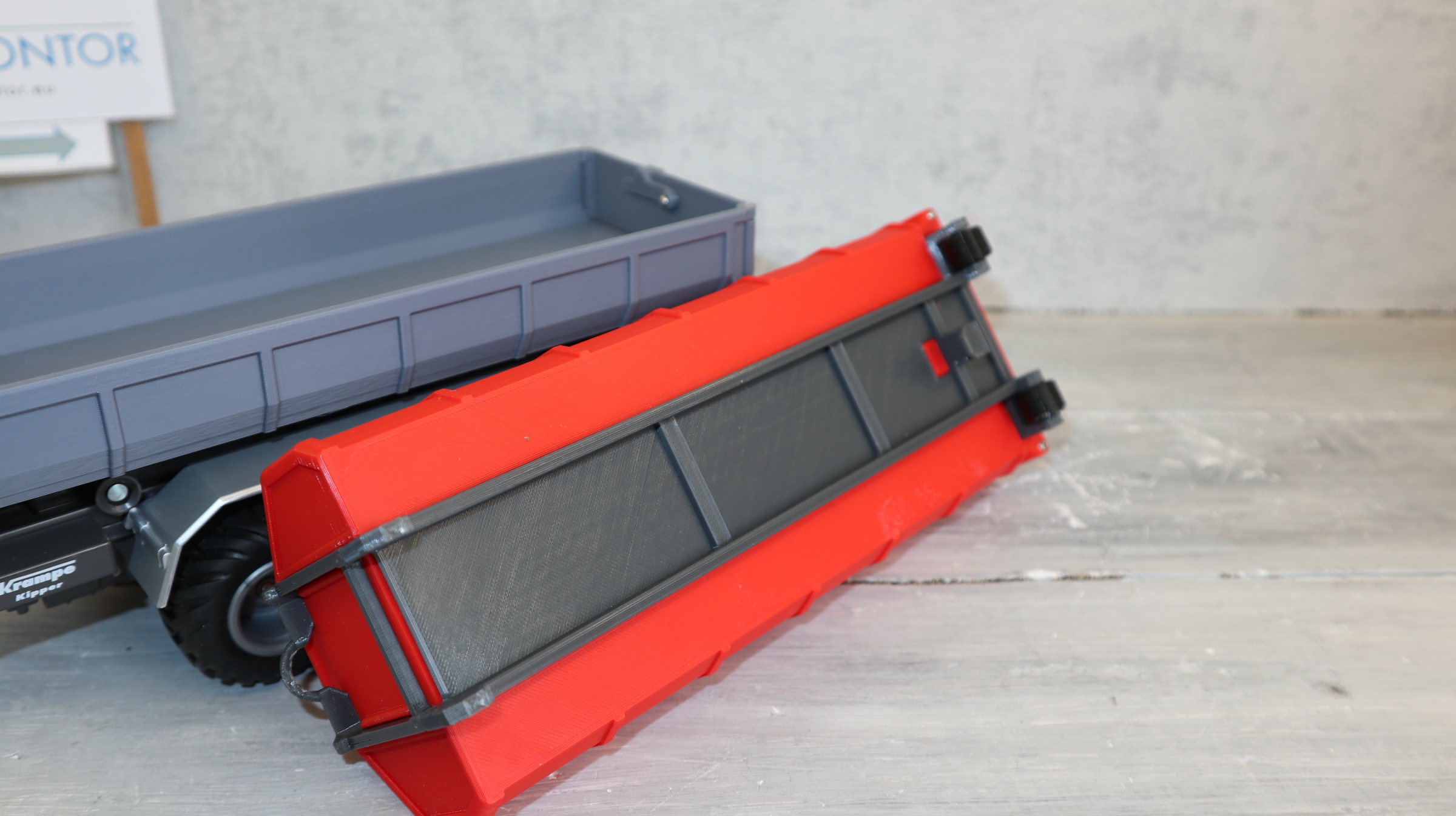 für Siku Control in 1:32, Flachmulde für Abrollkipper in tollem 3-D-Druck,  NEU