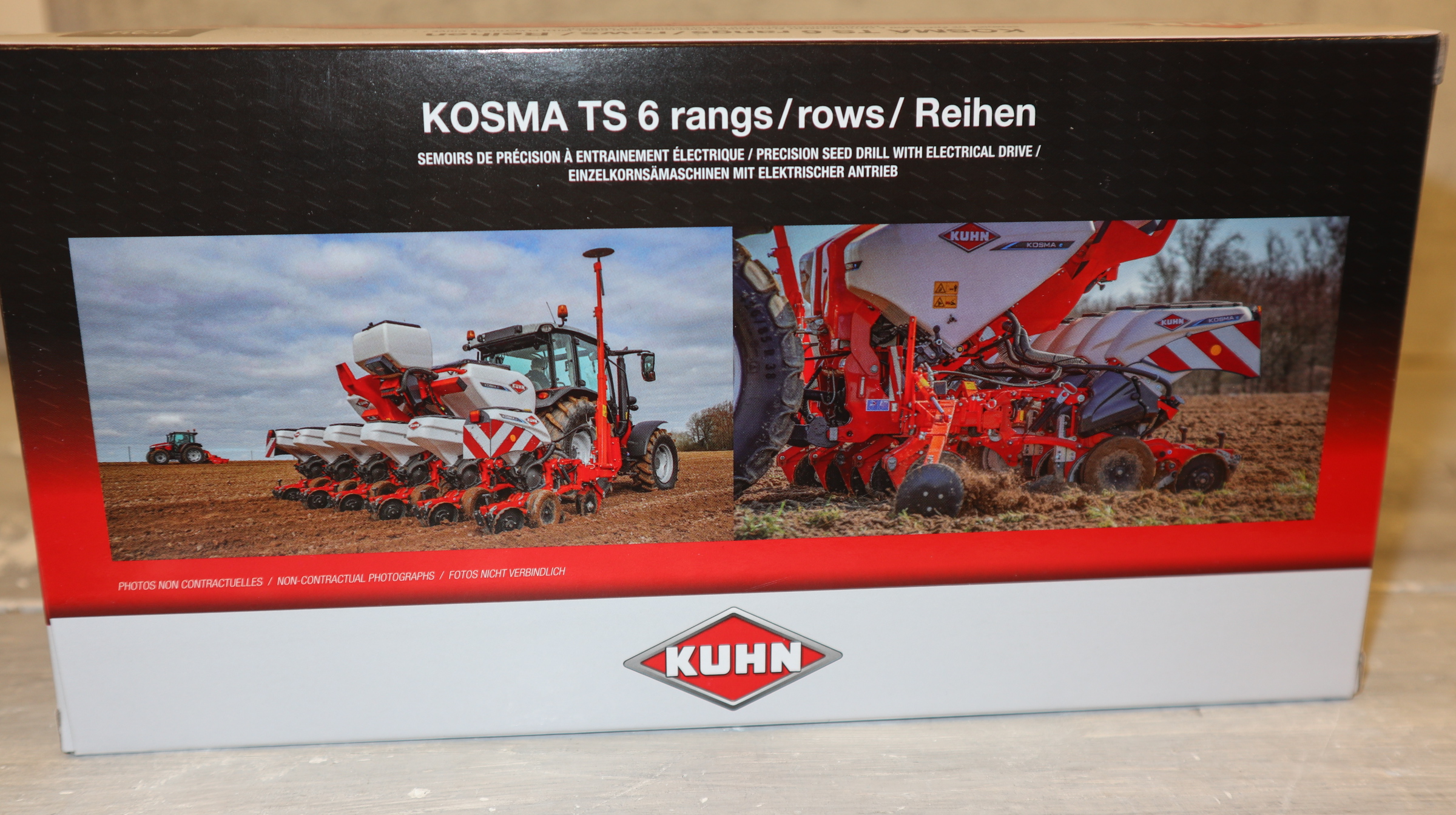 Replicagri 284 in 1:32, Kuhn Kosma TS 6 Reihen mit Korntank Einzelkornsähmaschine,