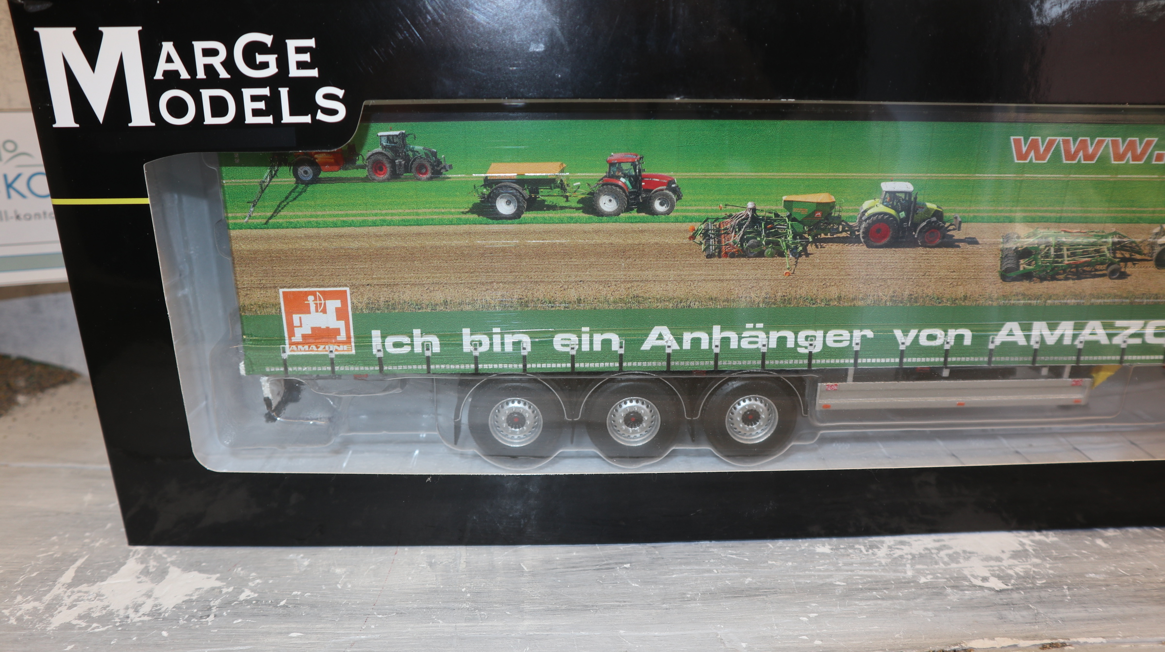 MarGe 1902-01-06 in 1:32, Pacton Curtainsider  Edition AMAZONE, NEU in OVP
