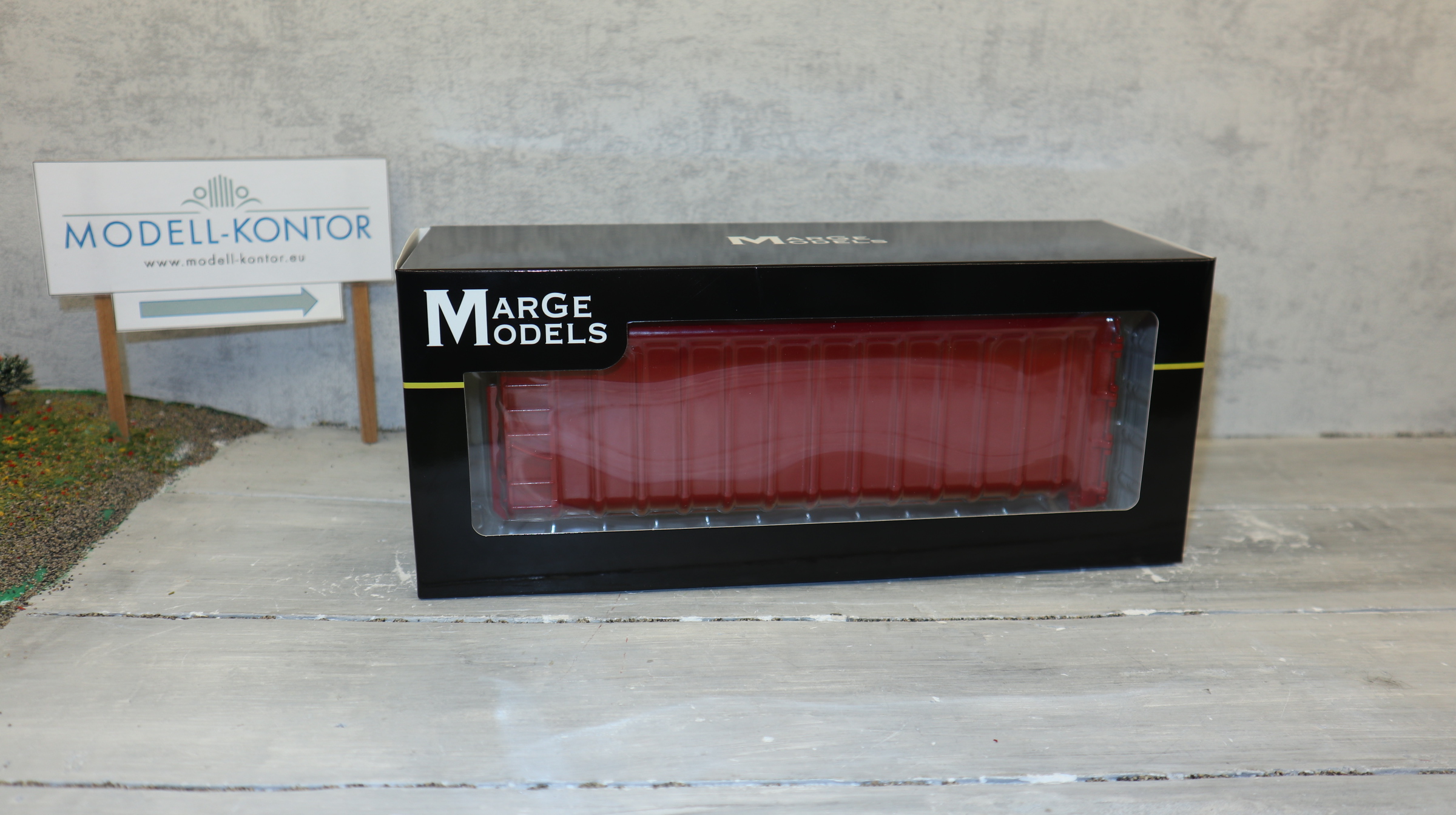 MarGe 2306-02 in 1:32, Abroll-Container 40 cbm ROT, NEU in OVP