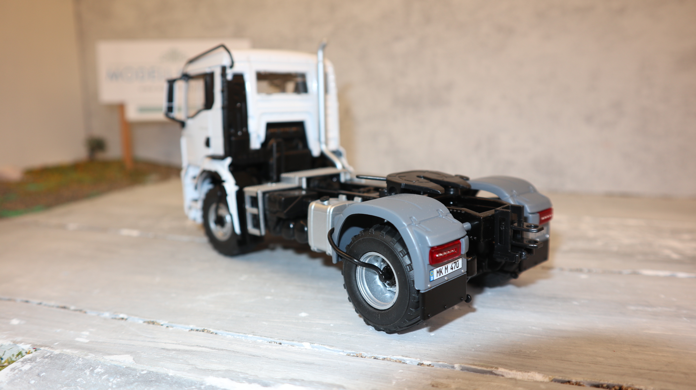 Wiking 077652 in 1:32,  MAN TGS 18.510 4x4 Agrar-SZM in weiß, NEU in OVP