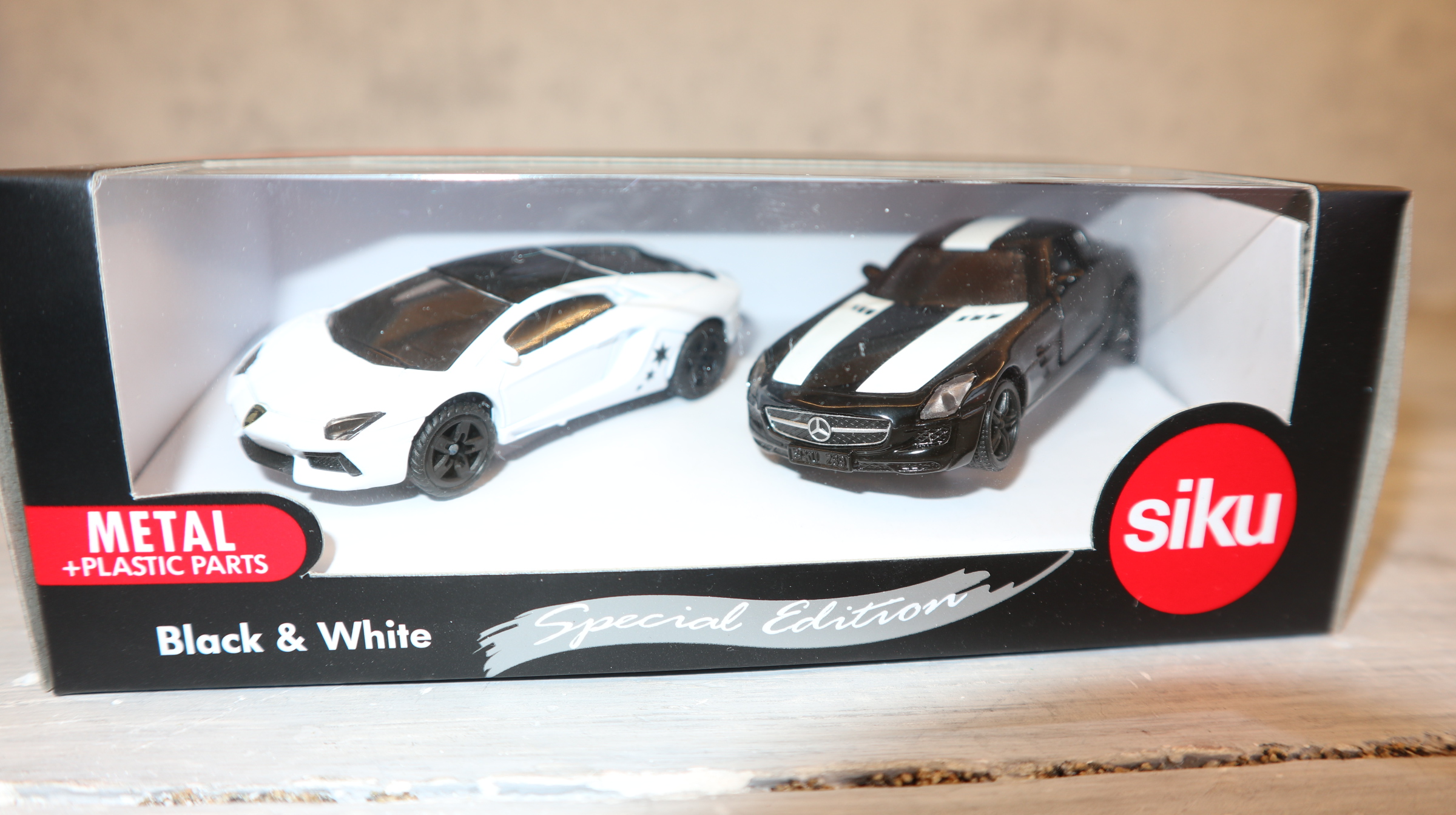 Siku 6308 in 1:55, Sportwagen Set "Black & White",  limited Edition, NEU in OVP