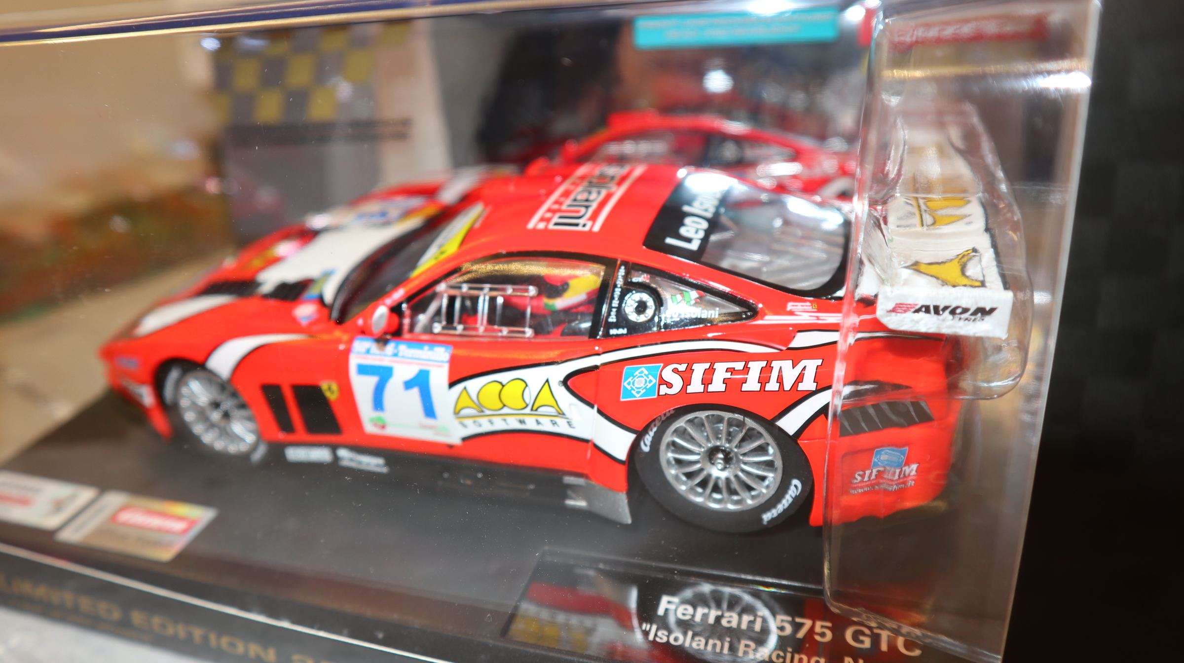 Carrera Digital 124 23940 in 1:24, Ferrari 575 GTC "Isolani Racing" No. 71, versiegelt, NEU in OVP
